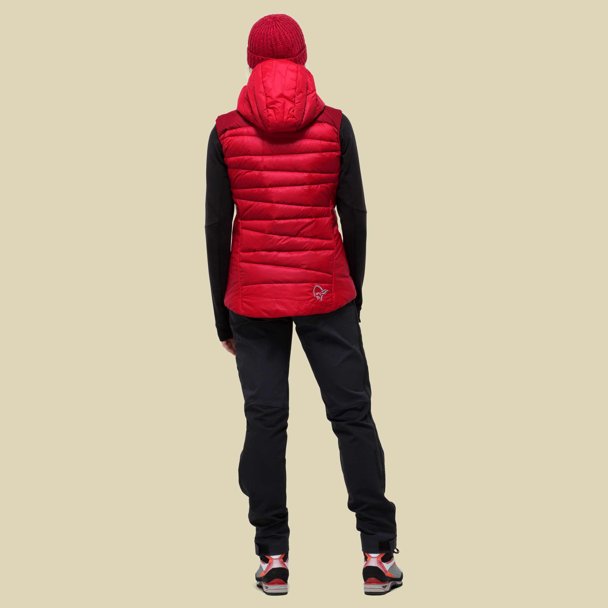 Falketind Down 750 Vest Women Größe M  Farbe true red