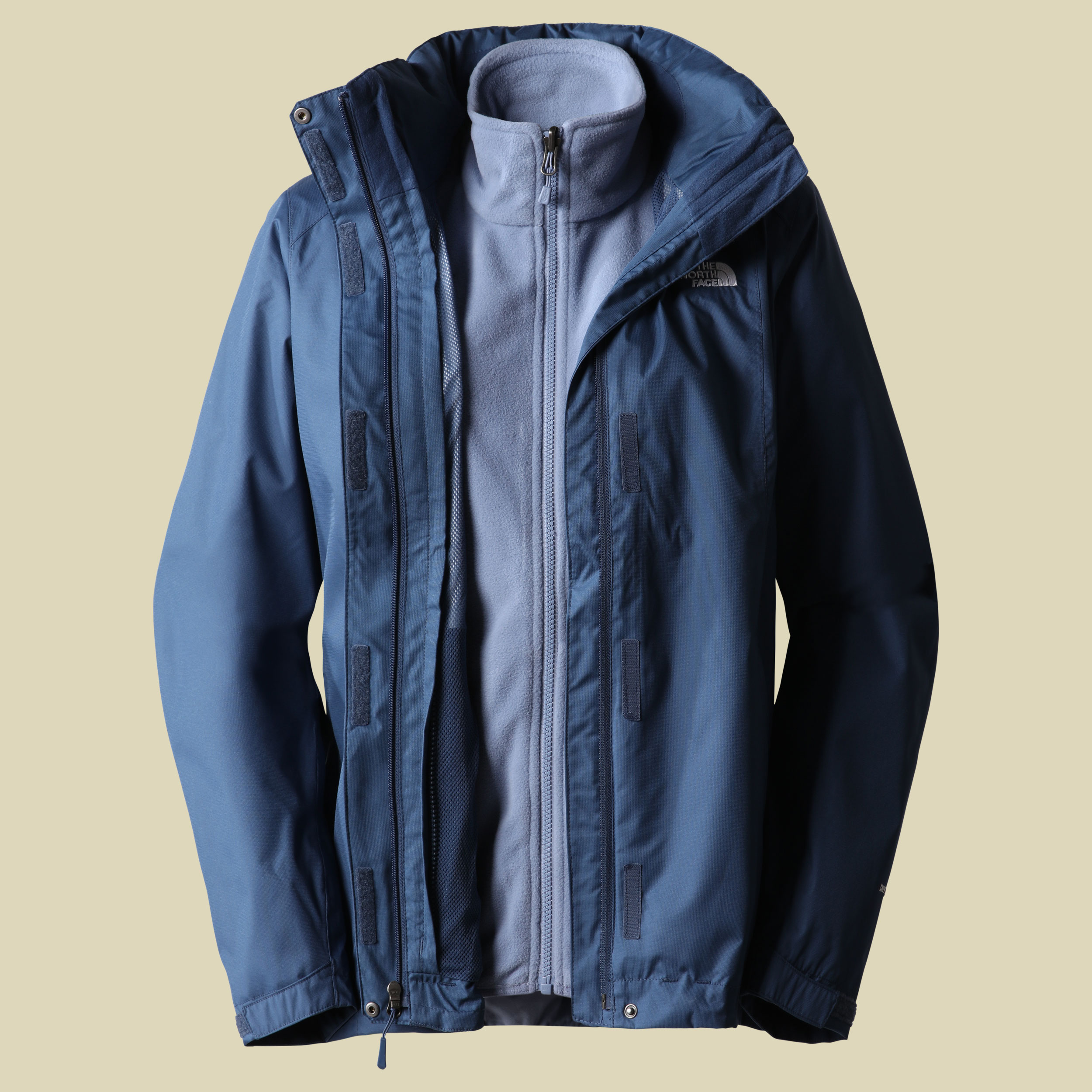 Evolve II Triclimate Jacket Women Größe L  Farbe shady blue/folk blue