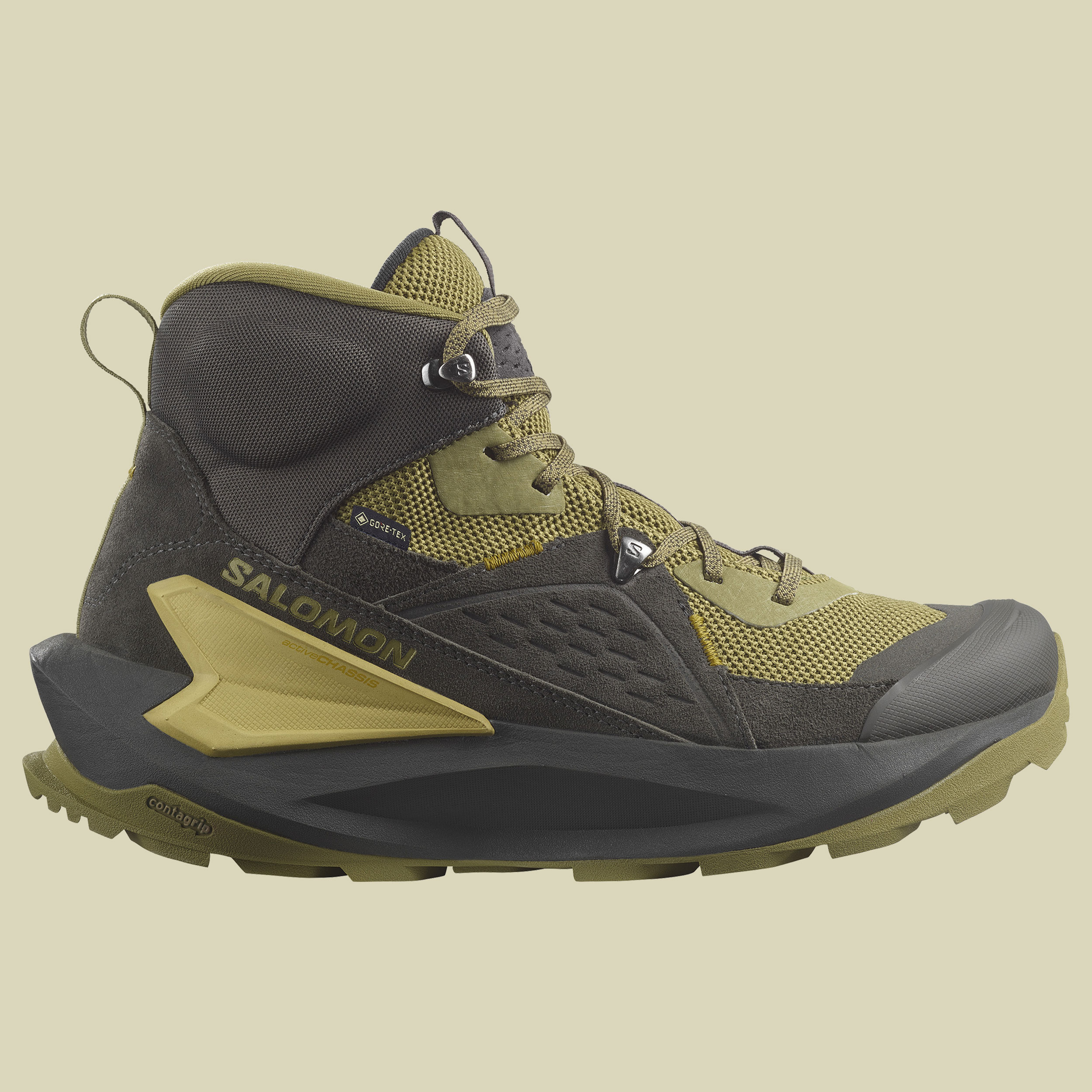 Elixir Mid GTX Men grün UK 9 - black/dried herb/southern moss