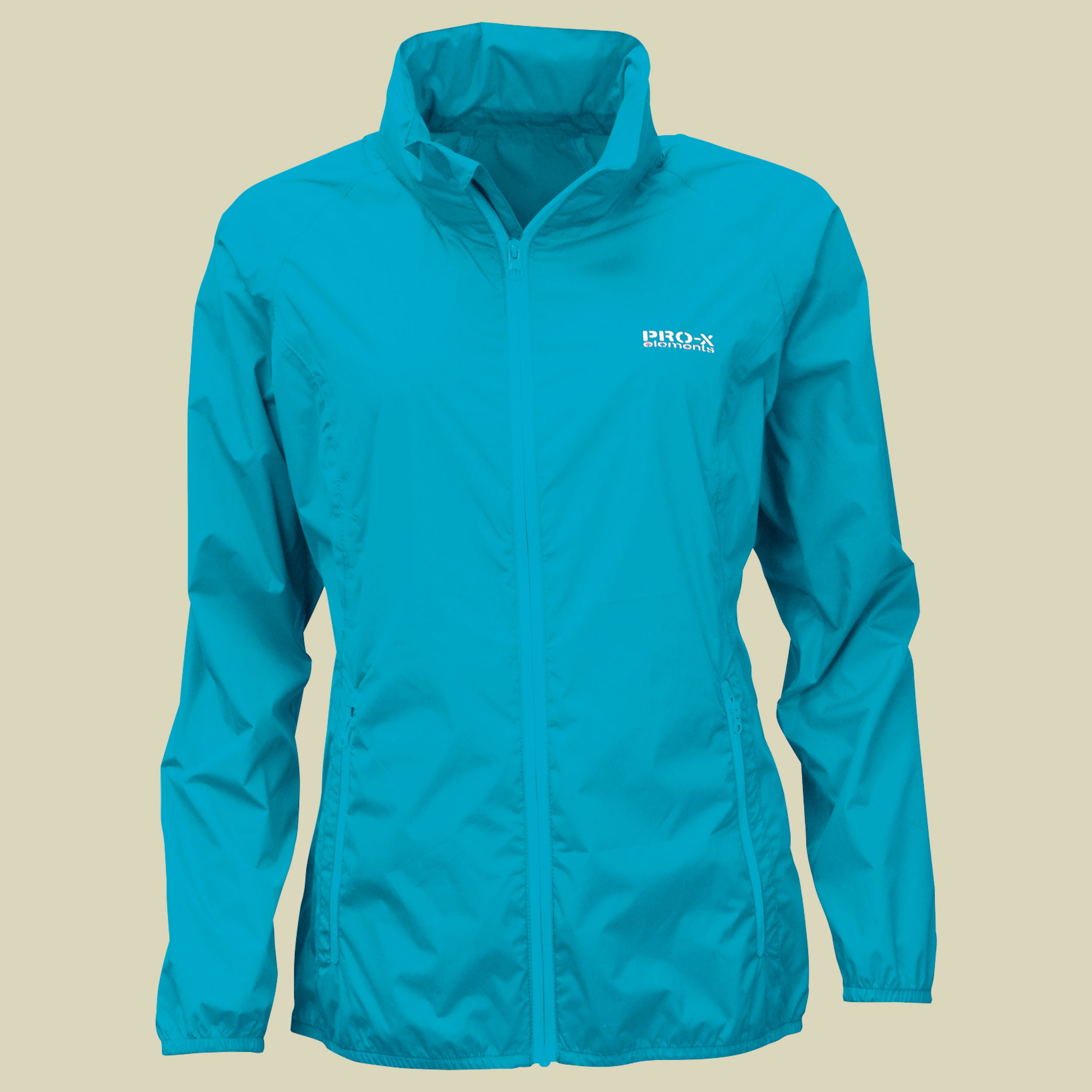 Regenjacke PACKable Women türkis 38 - neon türkis