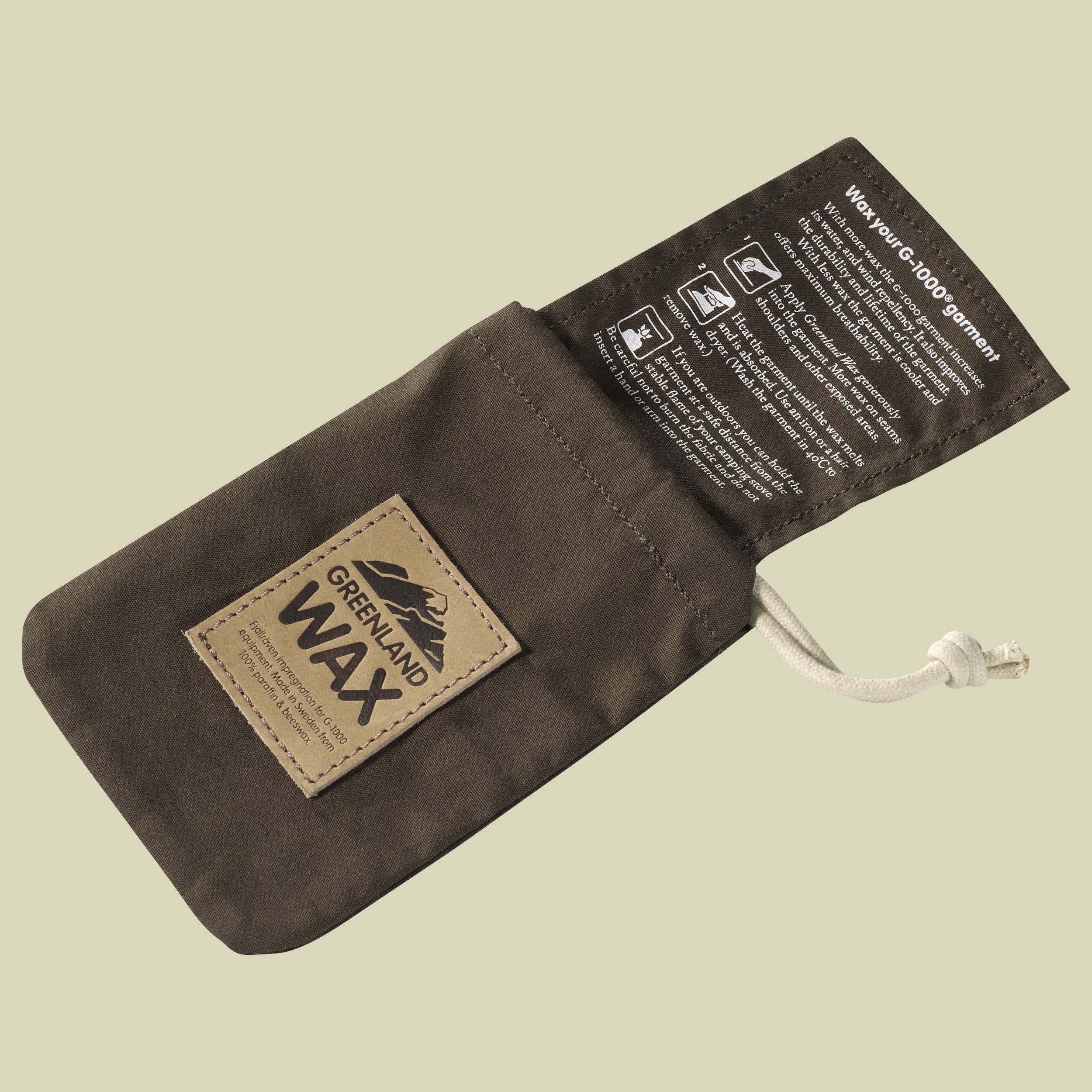 Greenland Wax Bag Größe one size Farbe dark olive
