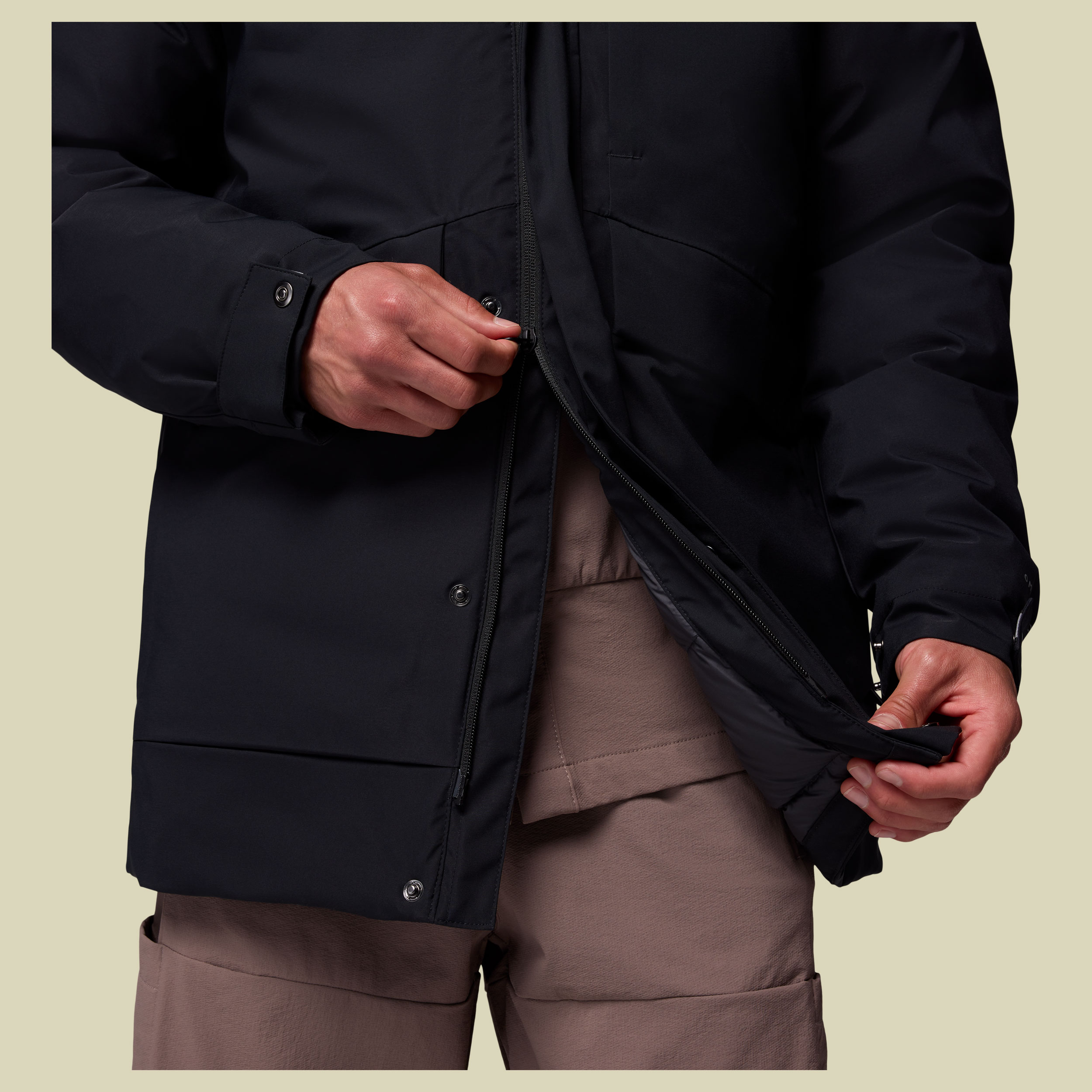 Street Heights Parka Men XL schwarz - Farbe black