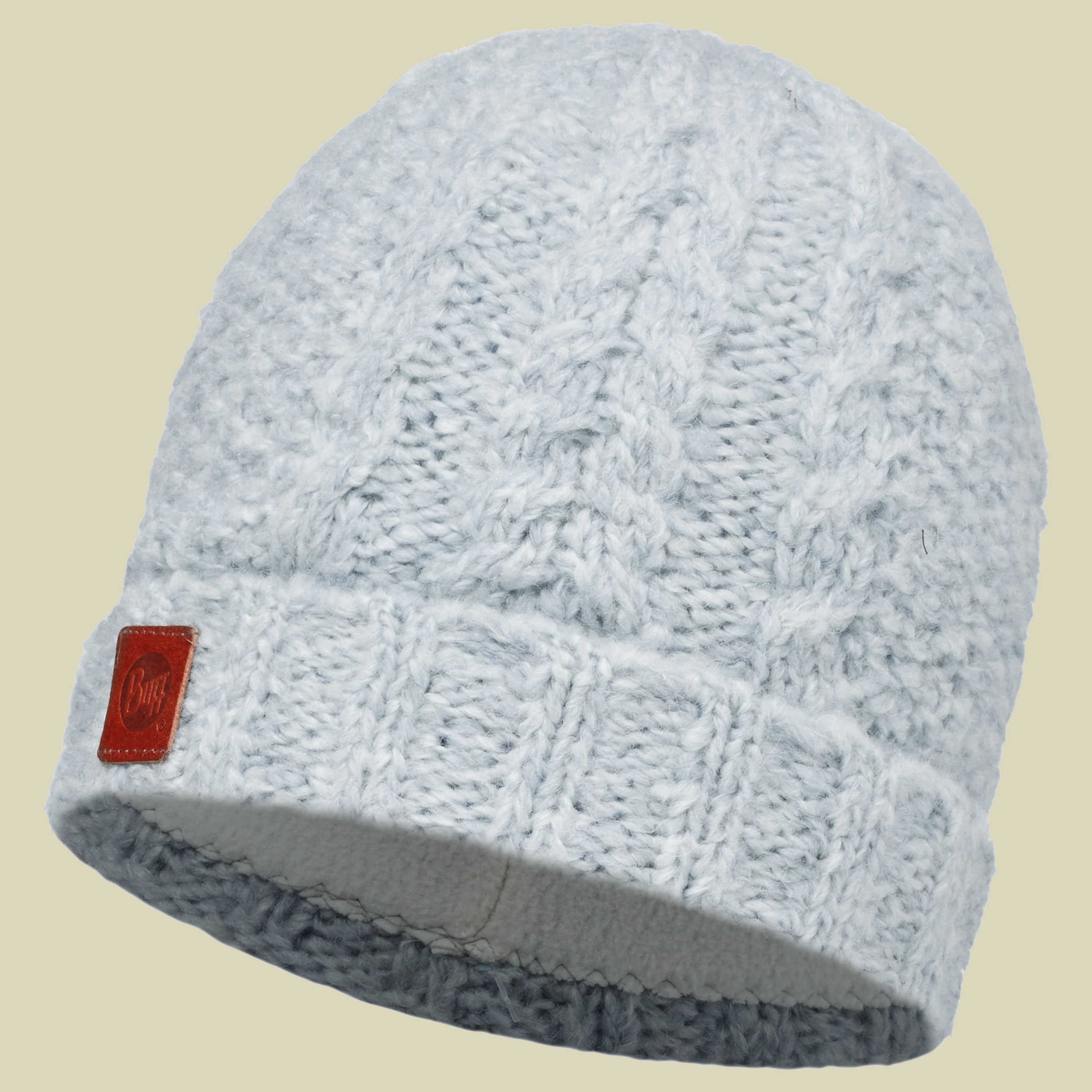 Knitted & Polar Fleece Hat Amby Größe one size Farbe snow