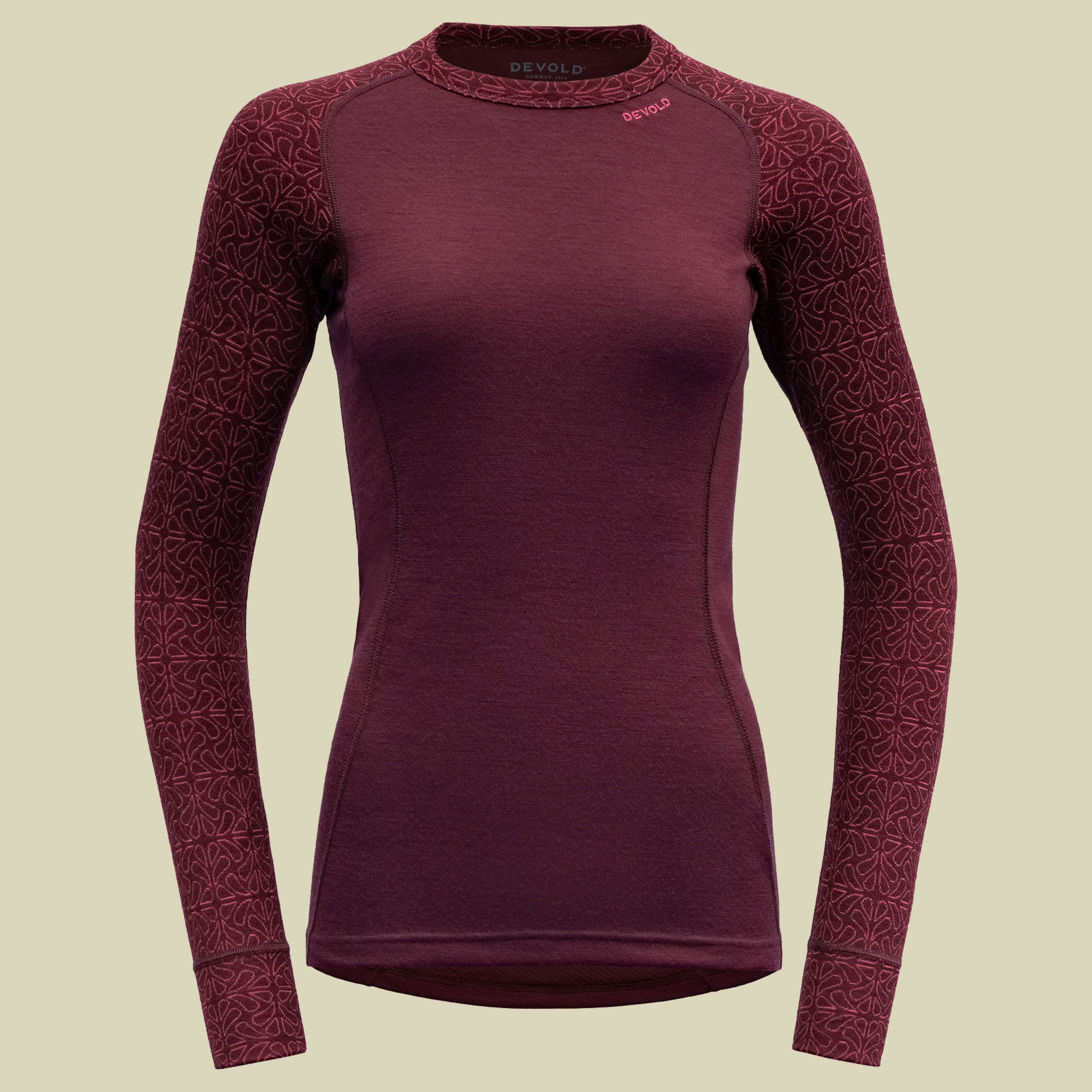 Duo Active Merino 210 Shirt Women Größe L  Farbe port