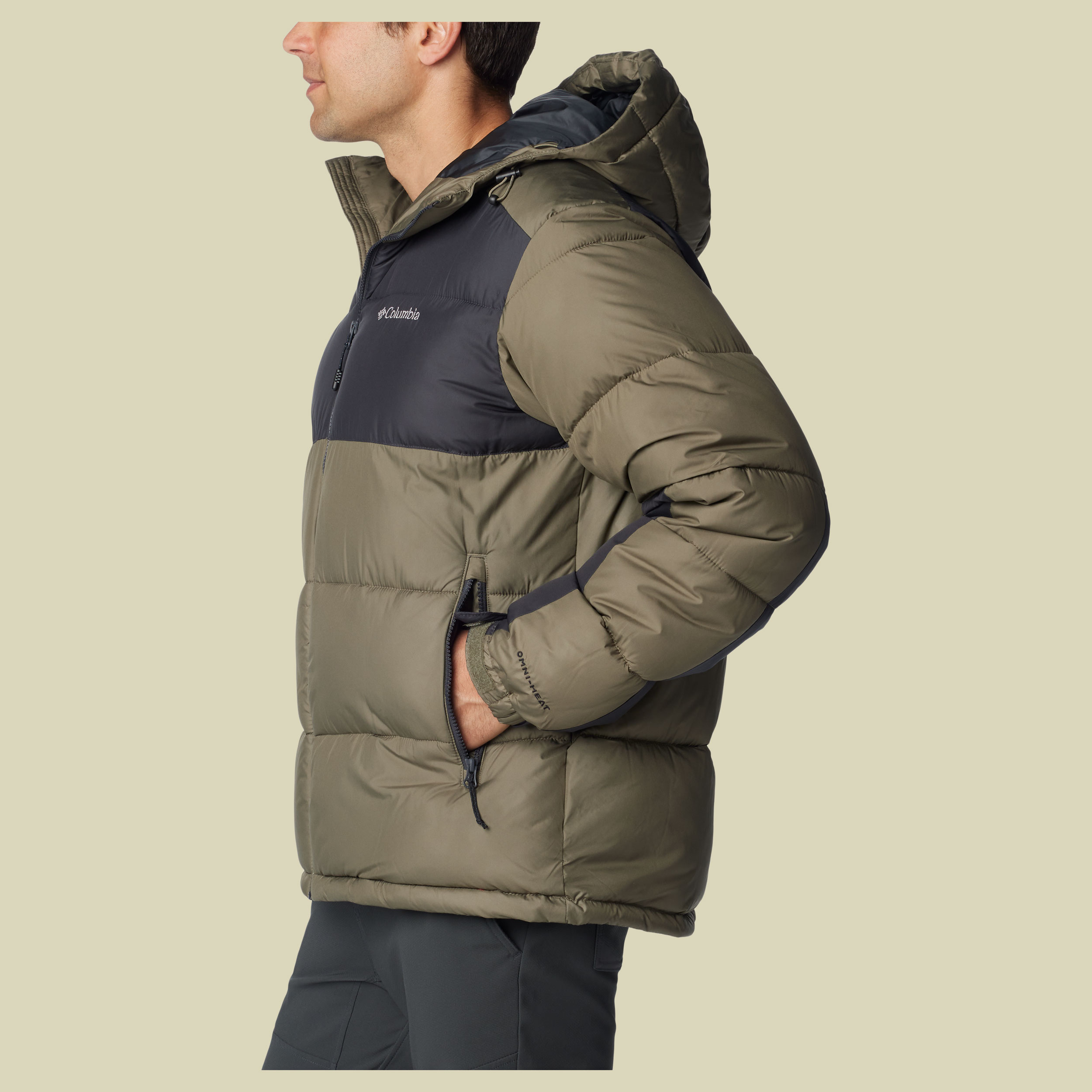 Pike Lake II Hooded Jacket Men Größe M  Farbe stone green