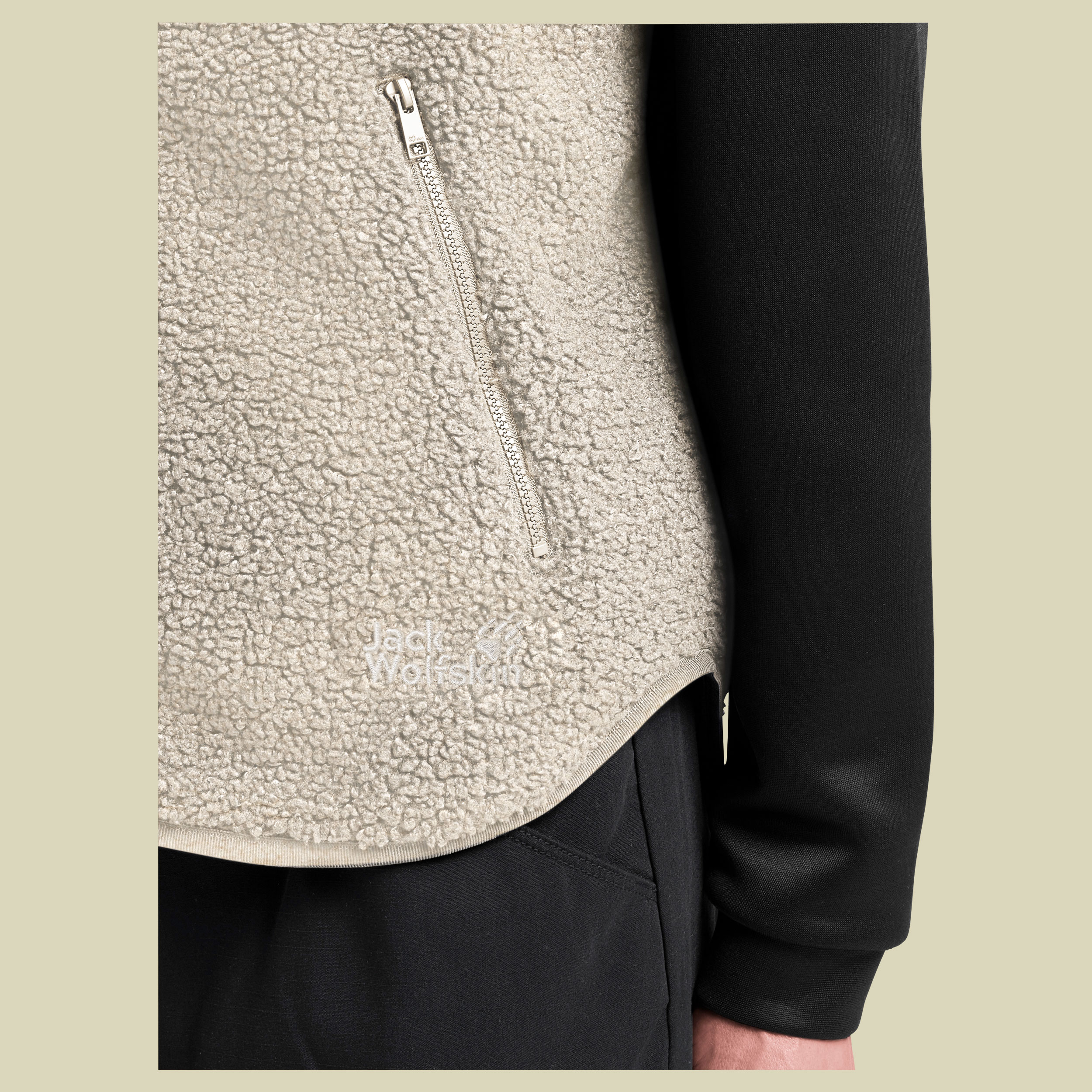 High Curl Vest Women beige II XL - pale sand