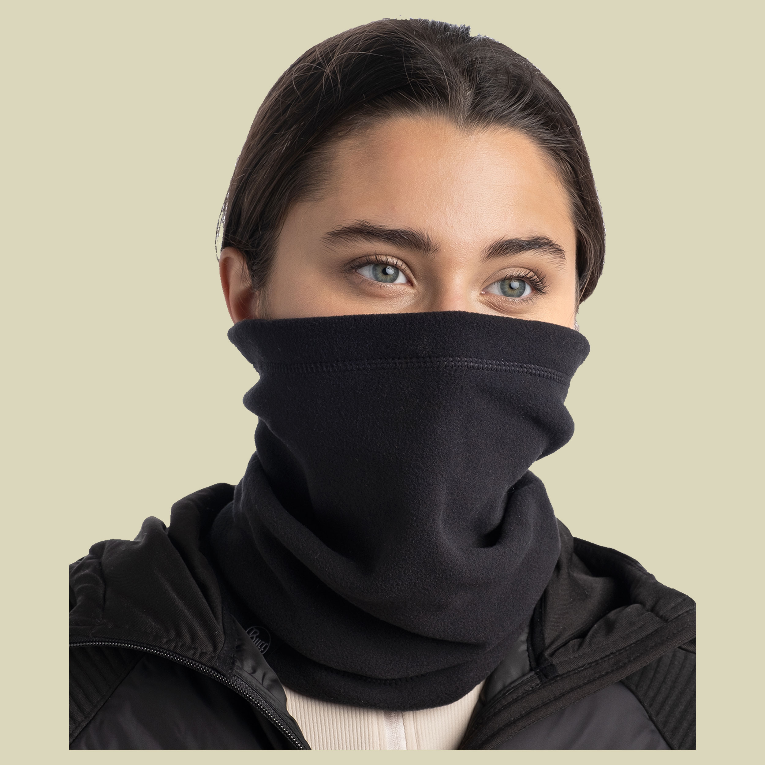 Polar Neckwarmer one size schwarz - solid black