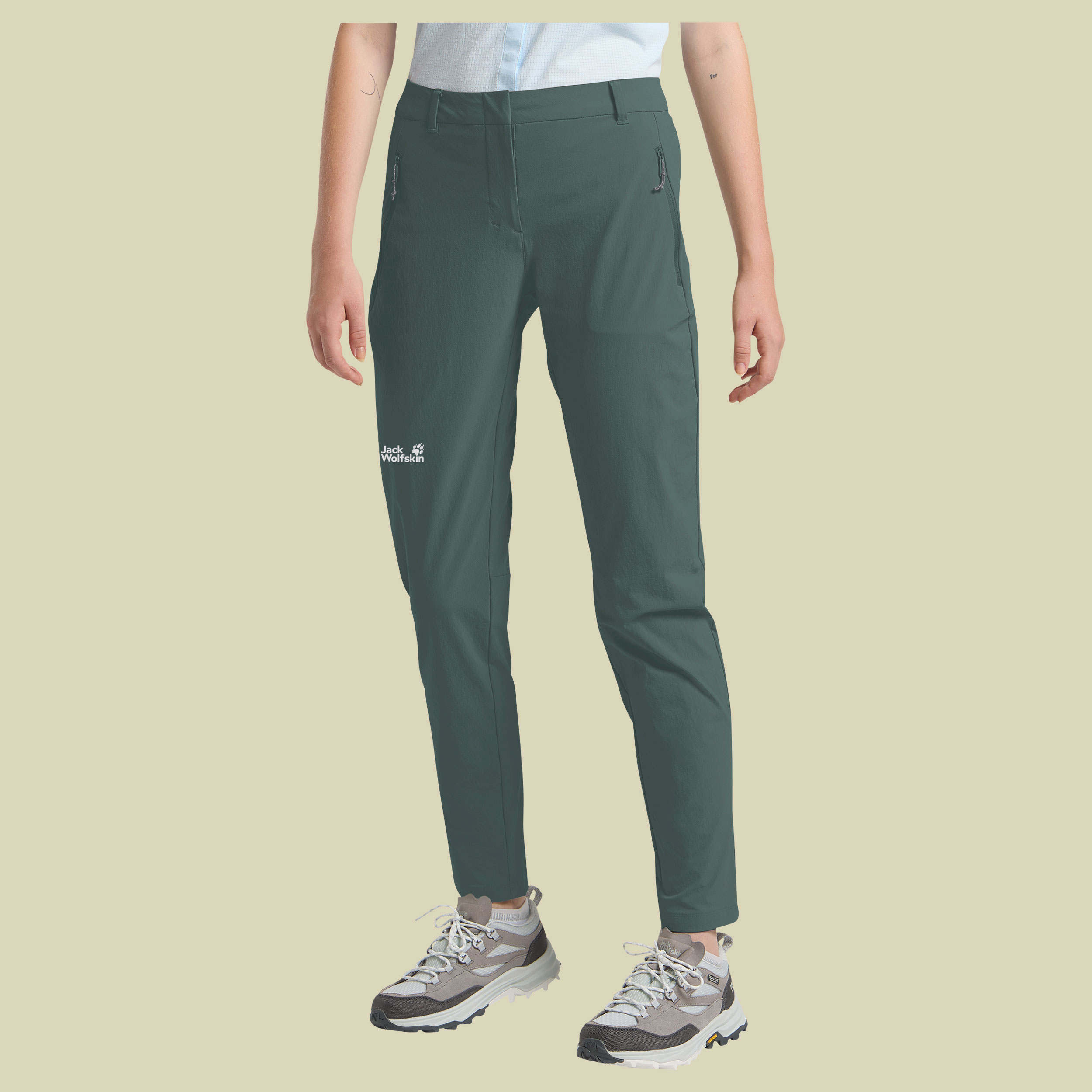 Hikeout Pants Women 44 grün2 - sago palm