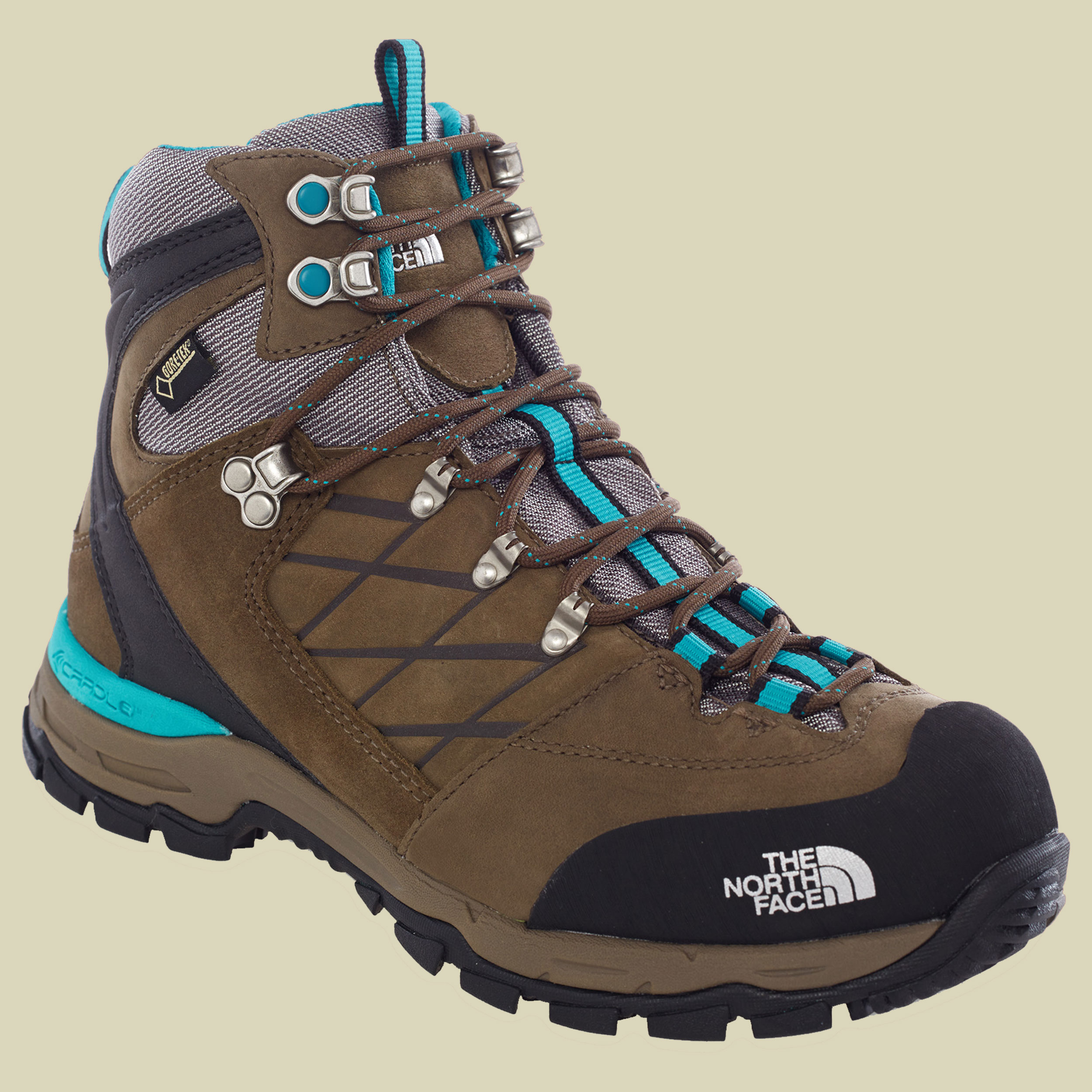 Verbera Hiker II GTX Women Größe UK 4,5 Farbe weimaraner brown-jaiden green