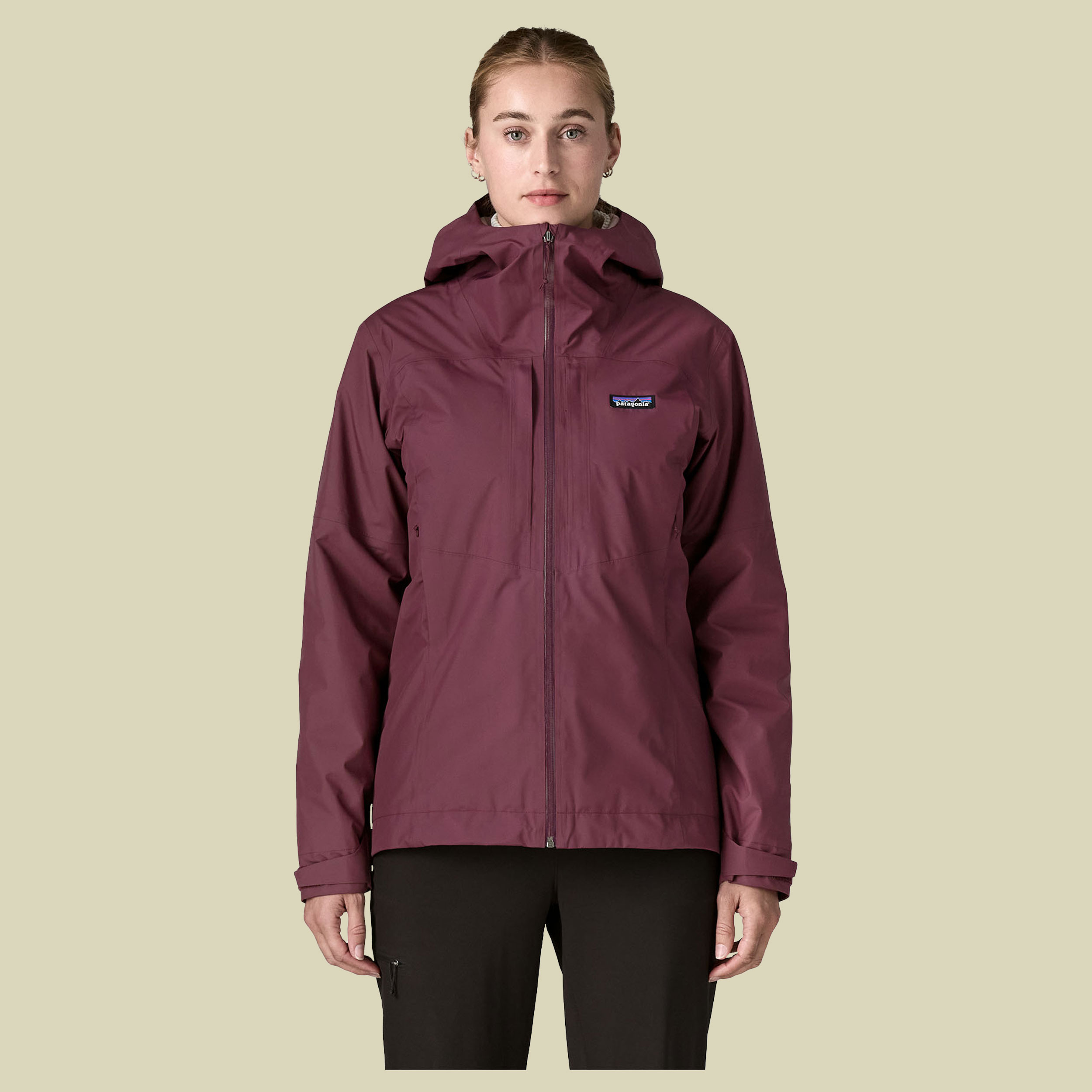 Insulated Boulder Fork Rain Jacket Women M rot - berry fig