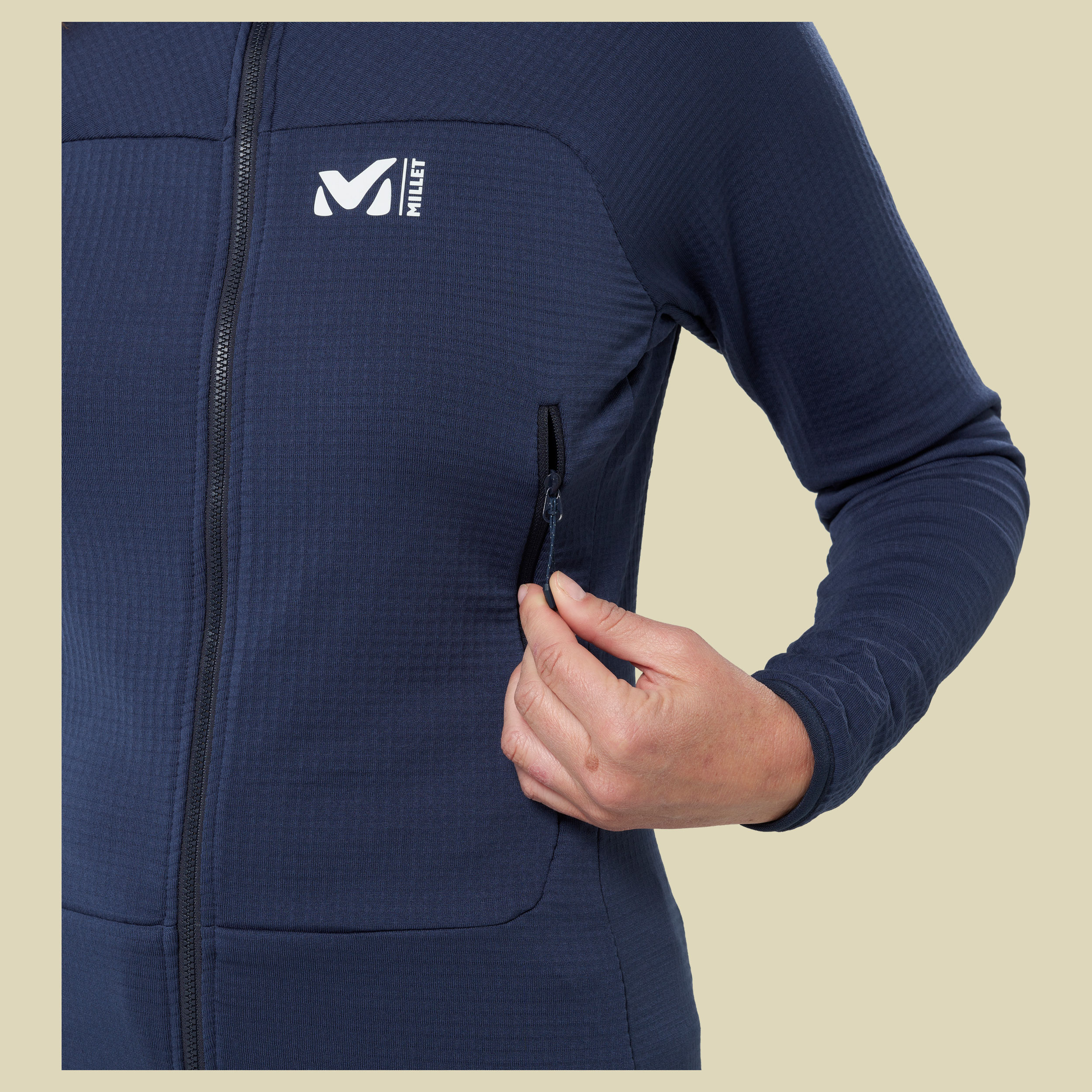 Fusion Grid Hoodie Women