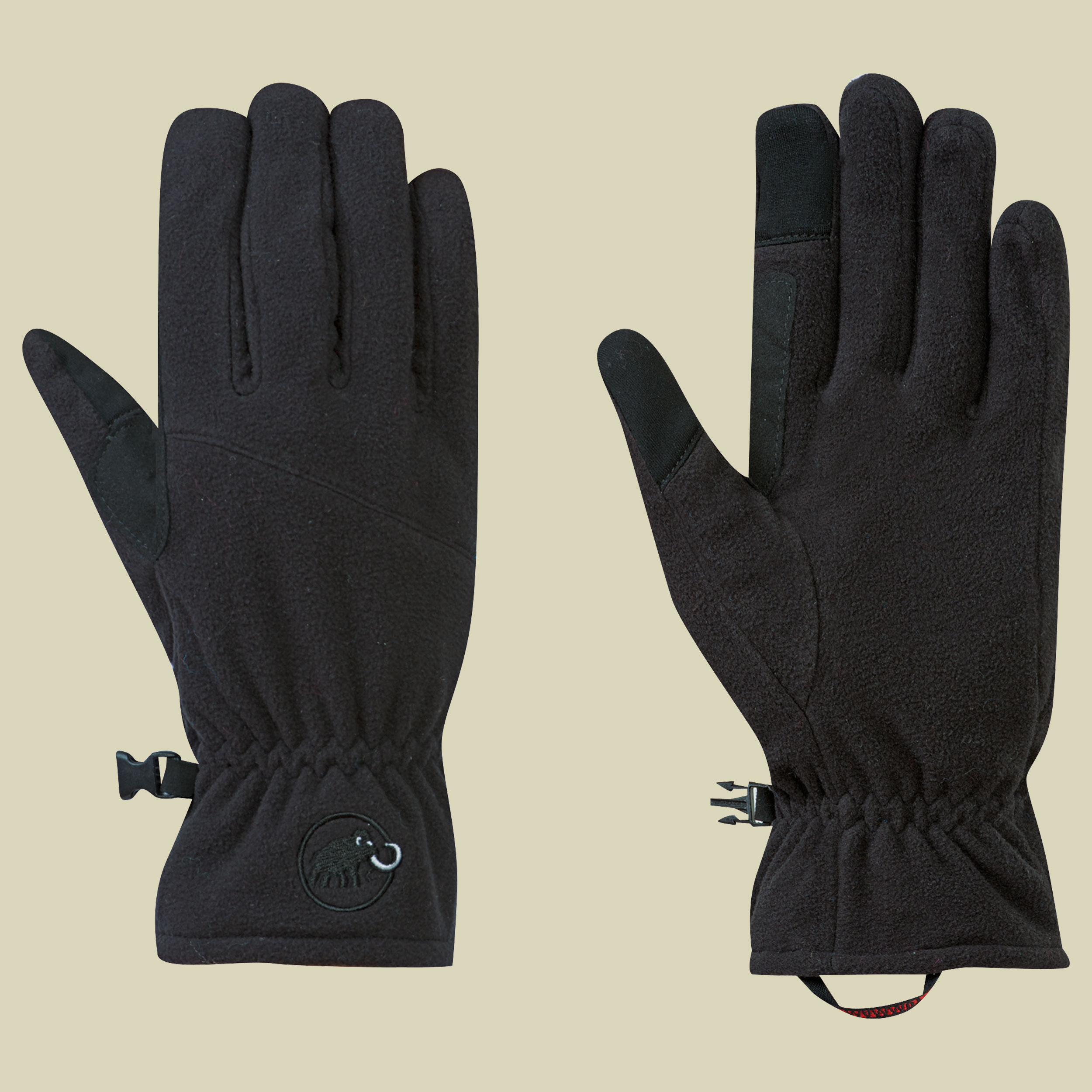 Vital Fleece Glove Unisex Größe 6 Farbe black