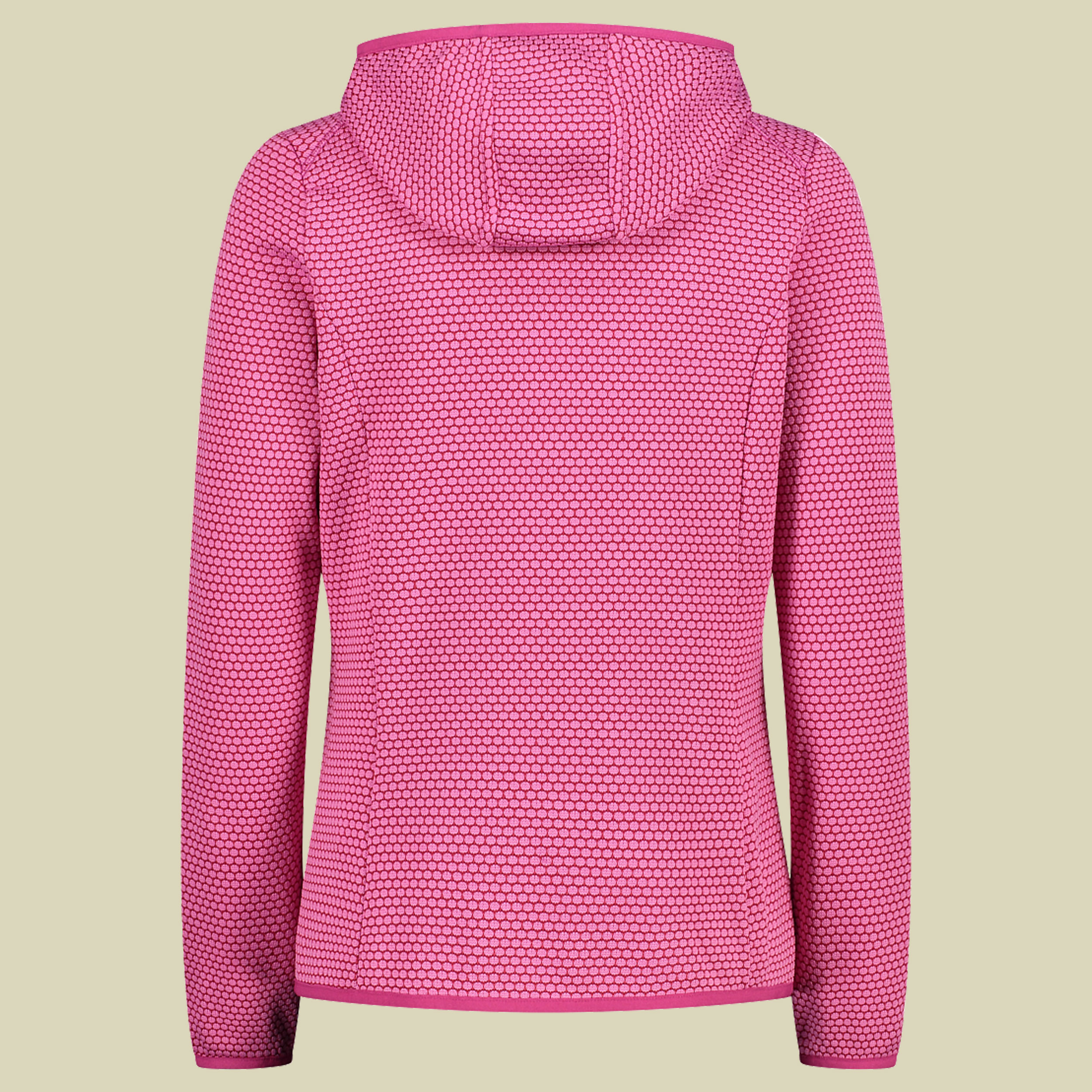 Woman Jacket Fix Hood Jacquard Knitted 32H5596 Größe 42 Farbe H786 malva