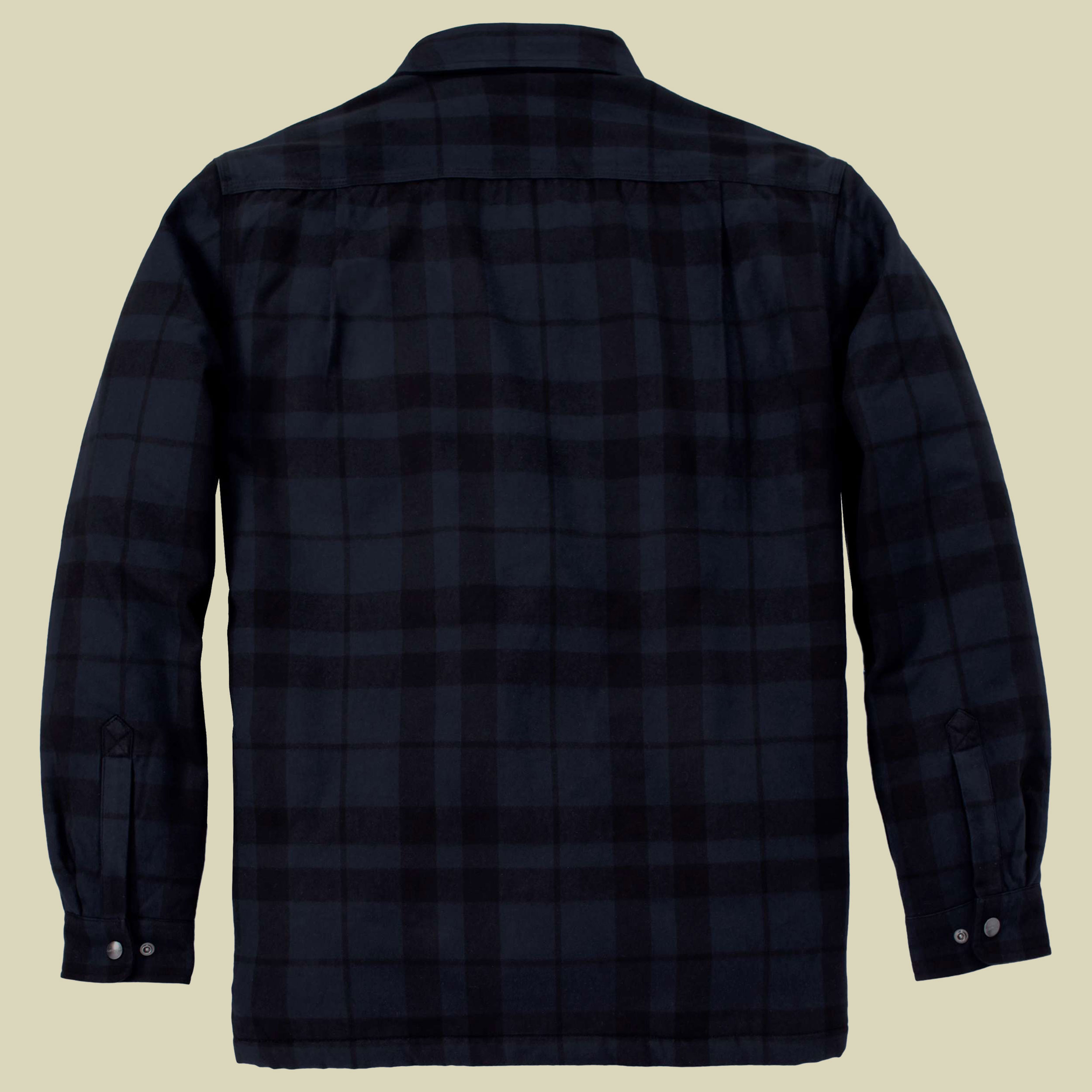 Relaxed Fit Flannel Sherpa-Lined Shirt Men S blau - navy