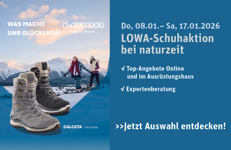 Lowa Aktion bei naturzeit - Teaserbild