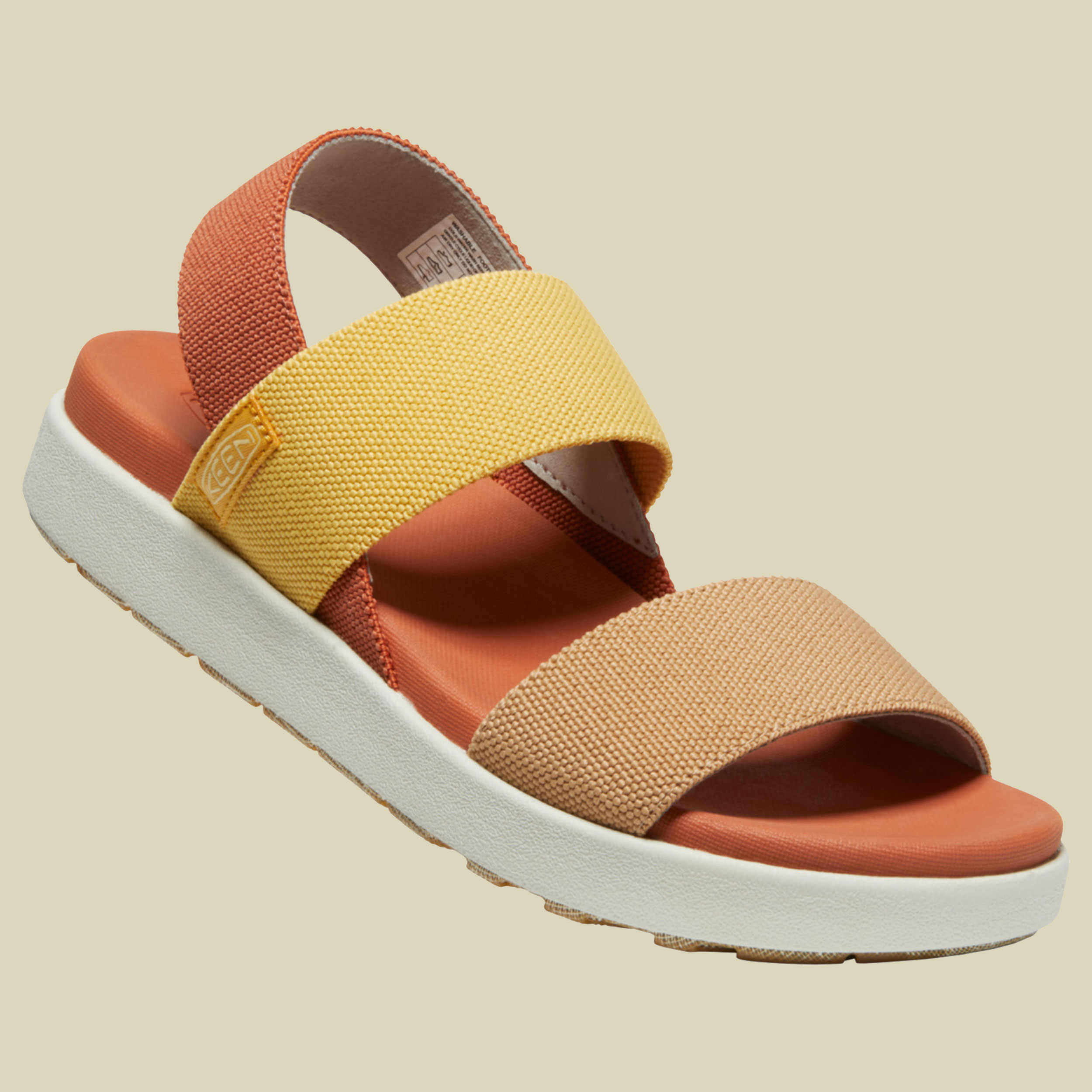 Elle Backstrap Women Größe UK 6 Farbe fosil orange/silver birch