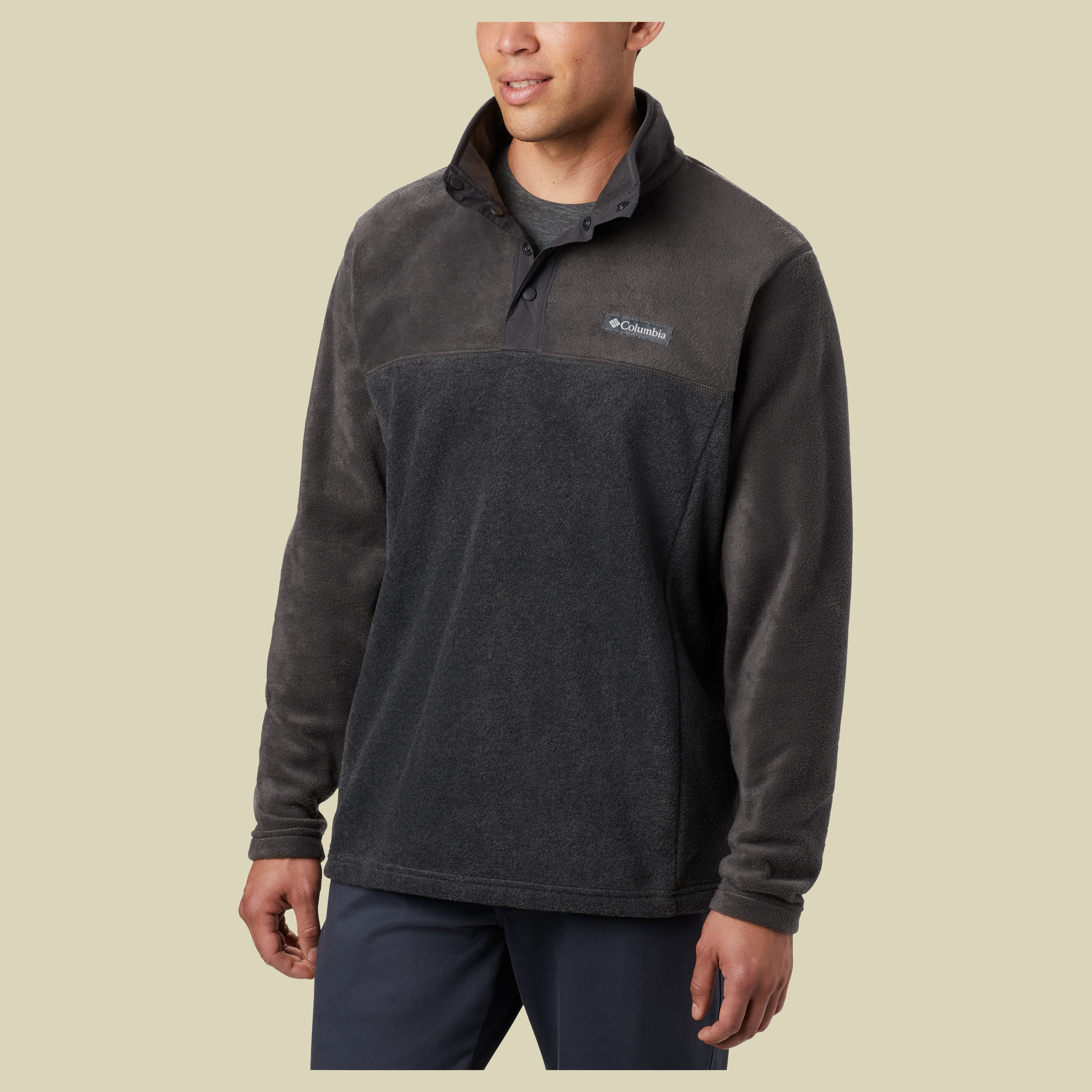 Steens Mountain Half Snap Men Größe XXL Farbe charcoal heather
