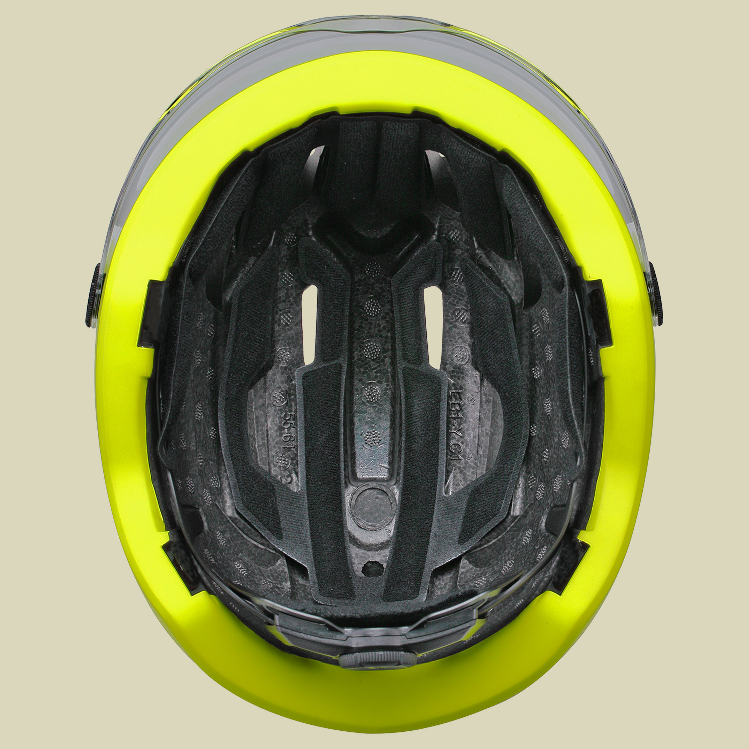 BHE-57 Move Faceshield Kopfumfang M 55-58 cm Farbe neon gelb