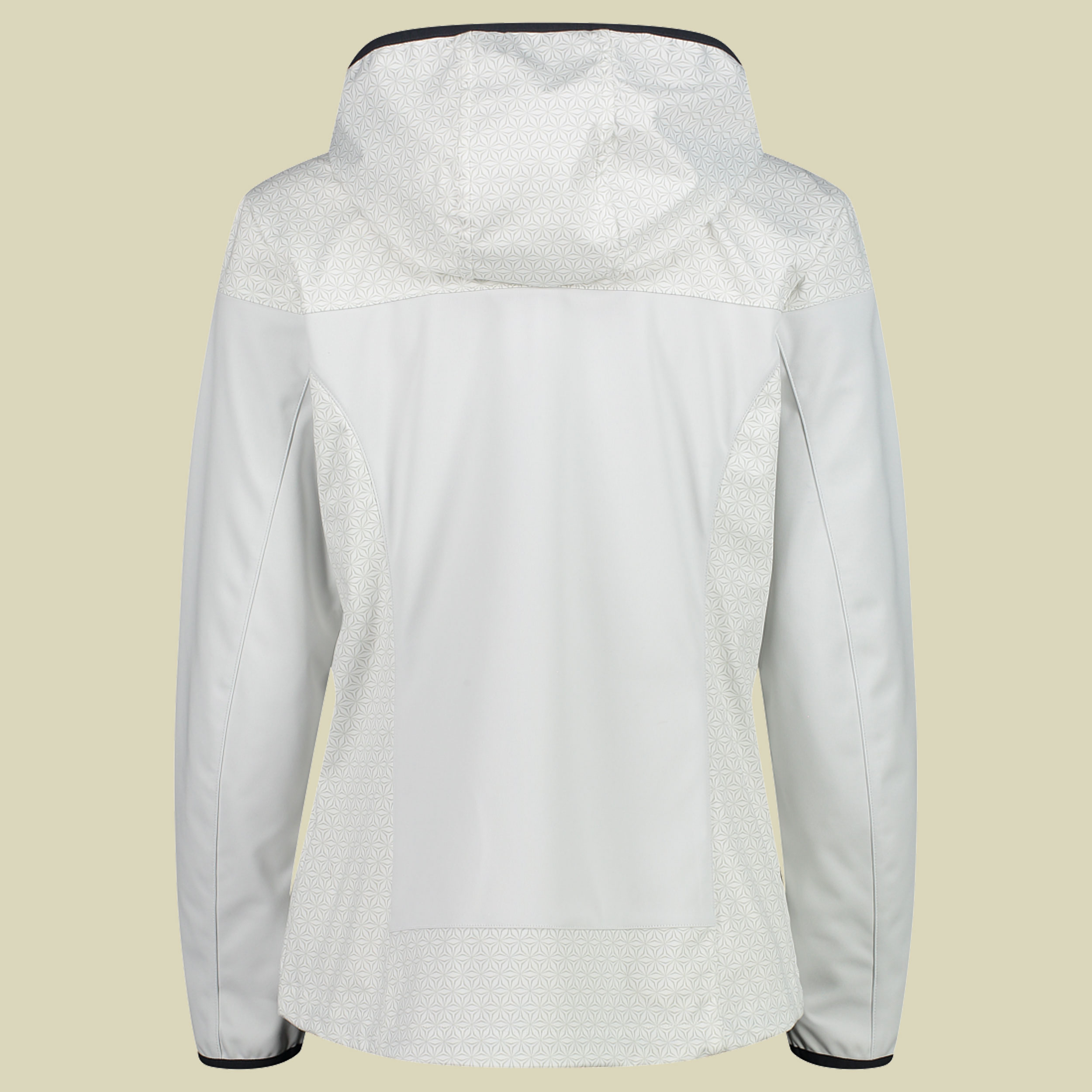 Woman Jacket Fix Hood Light Softshell 32A5136 Größe 44 Farbe A001 white