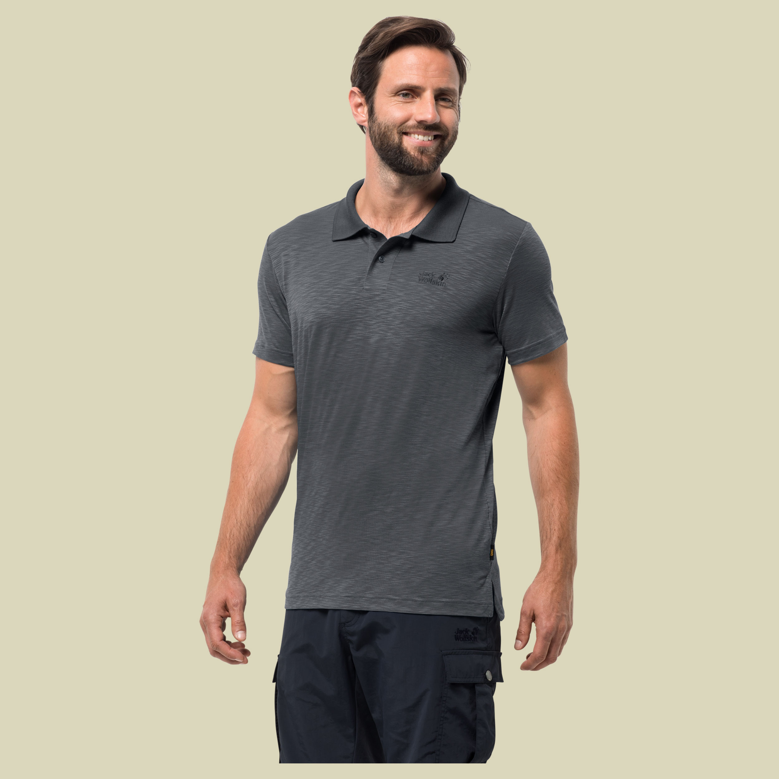 Travel Polo Men Größe XXXL Farbe dark iron