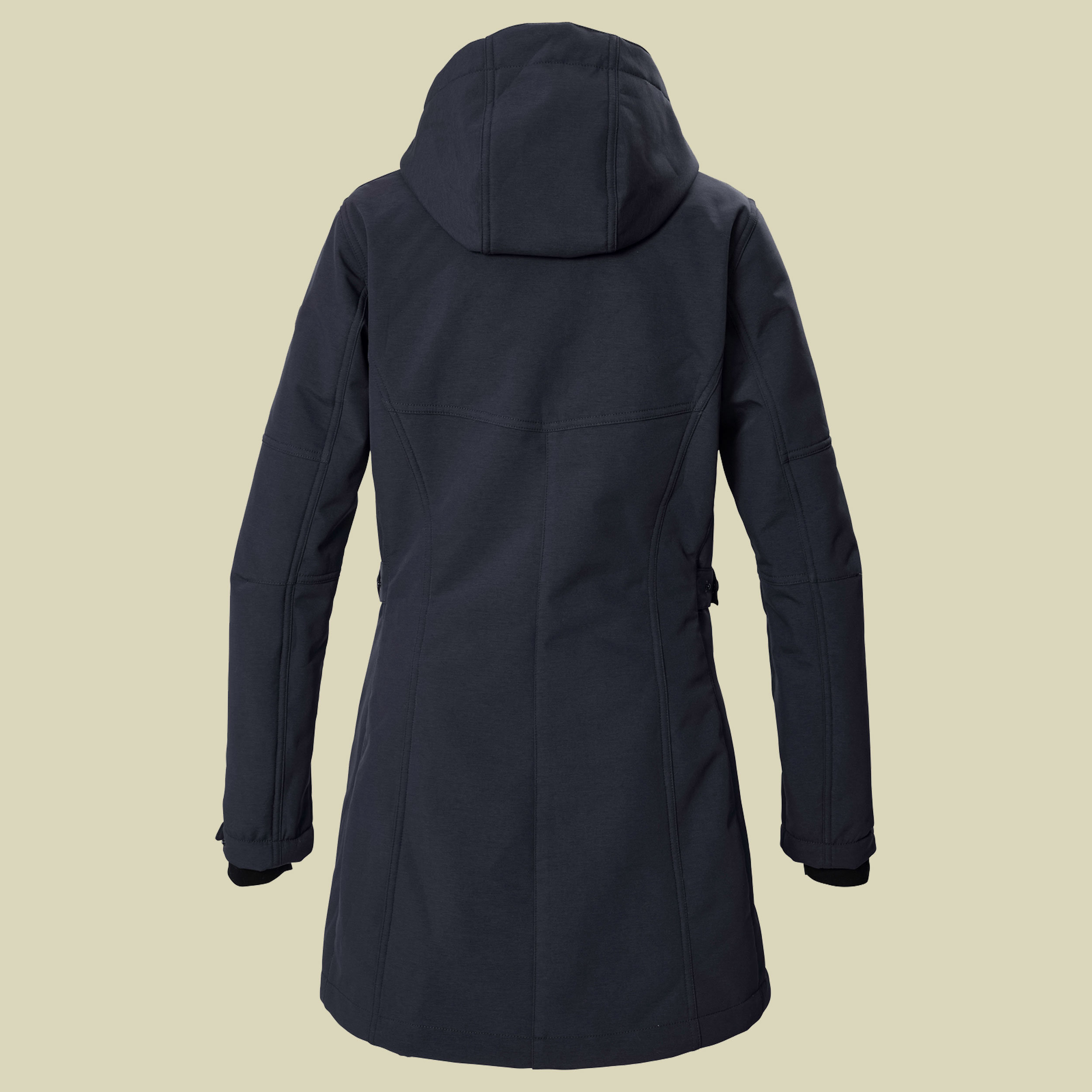 Softshellparka mit abzippbarer Kapuze 46 dunkelnavy