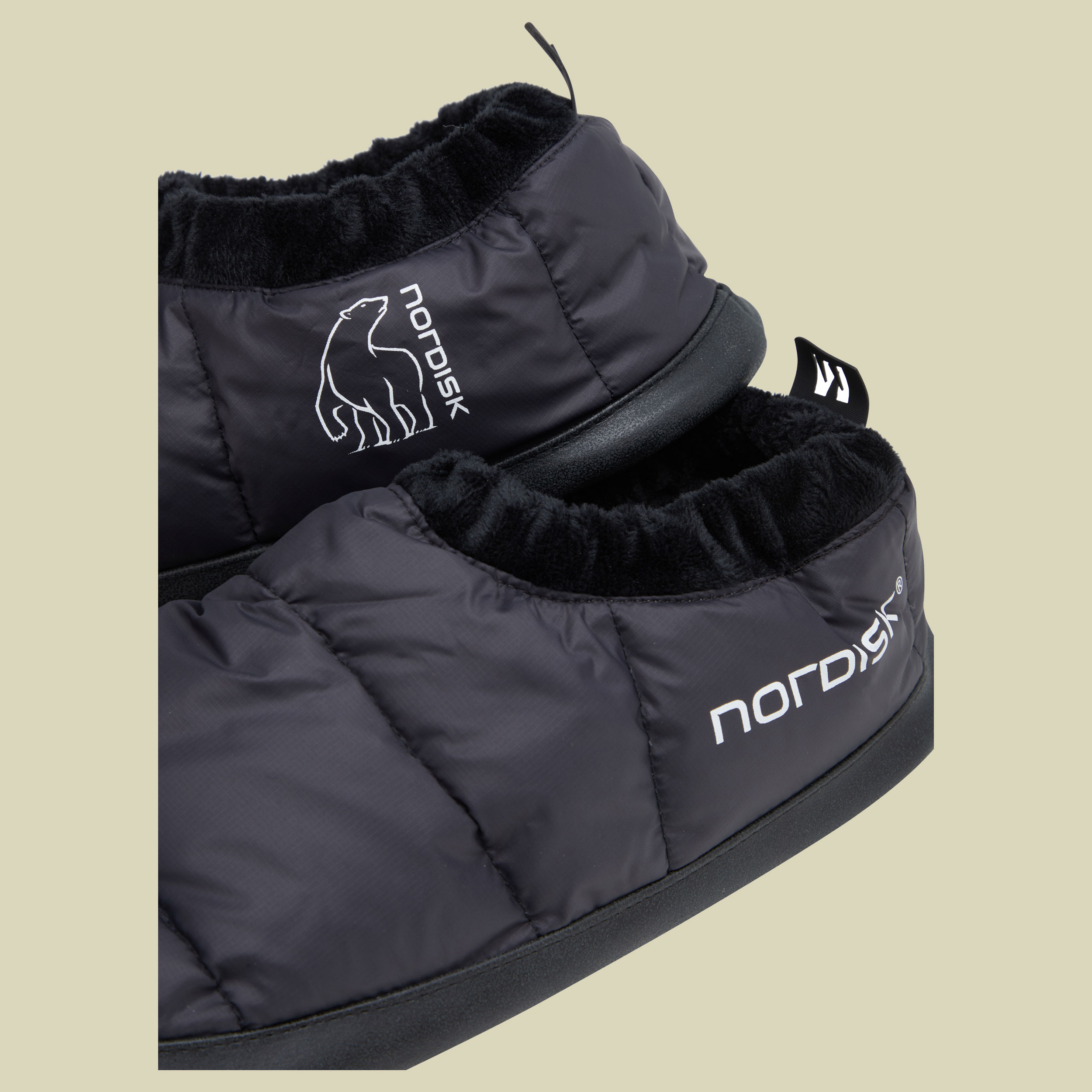 MOS Down Slippers Größe L  Farbe black