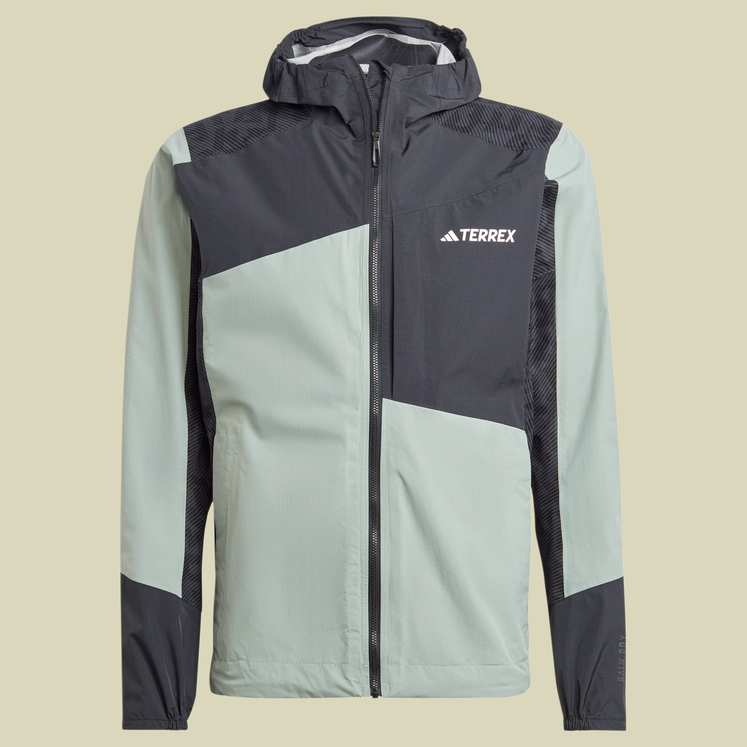 Terrex Xperior Hybrid Rain.Ready Jacket Men S mehrfarbig - silver green/black