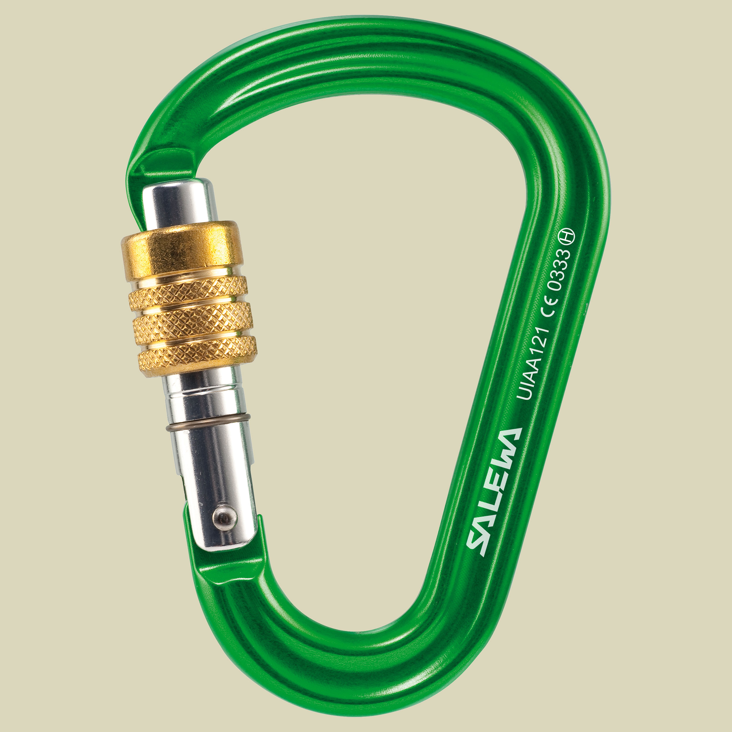 HMS Pro Karabiner Größe 105 x 74 mm Farbe lime green