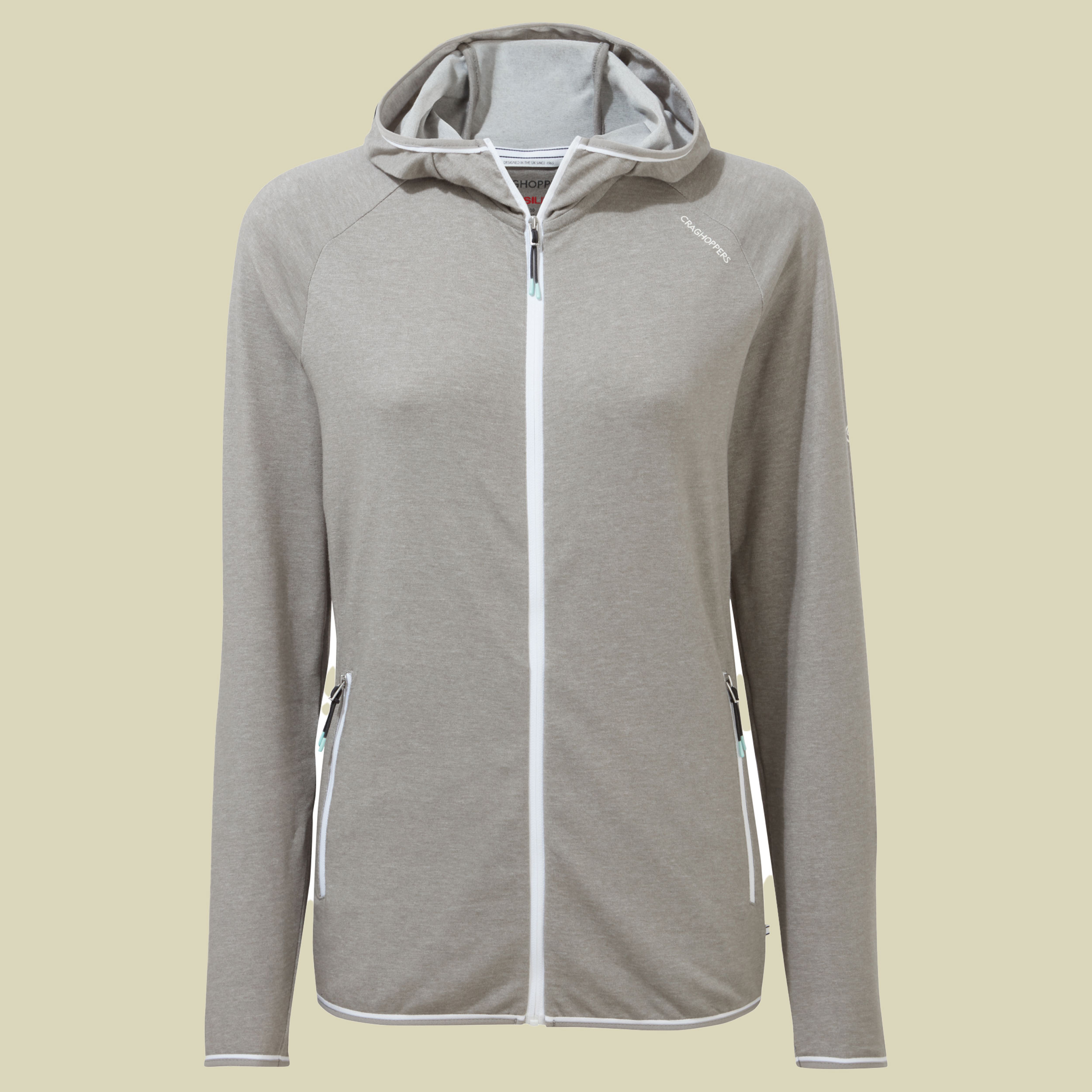 NosiLife Milanta Hoody Women Größe 34 (8) Farbe soft grey marl