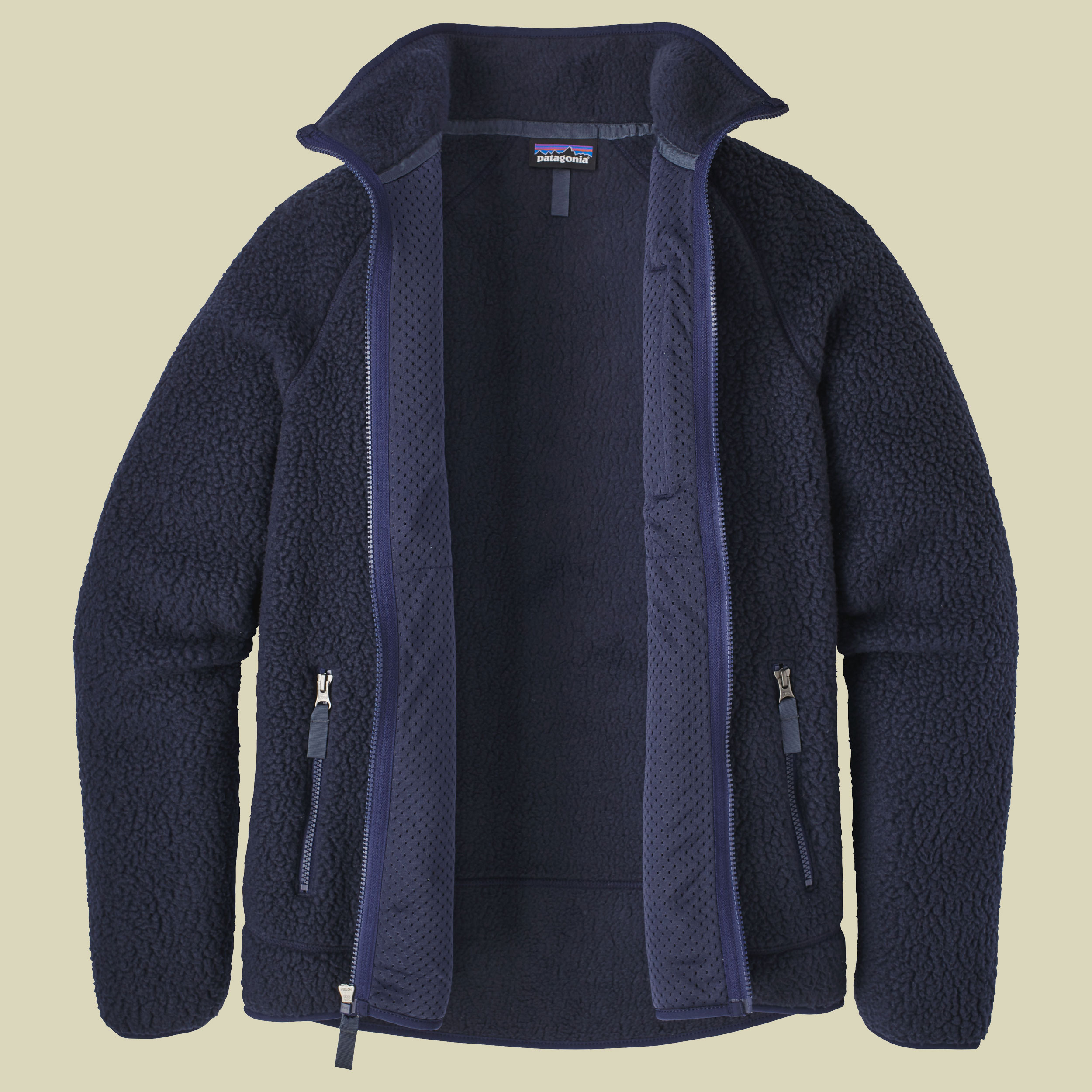 Retro Pile Jacket Men Größe L Farbe navy blue