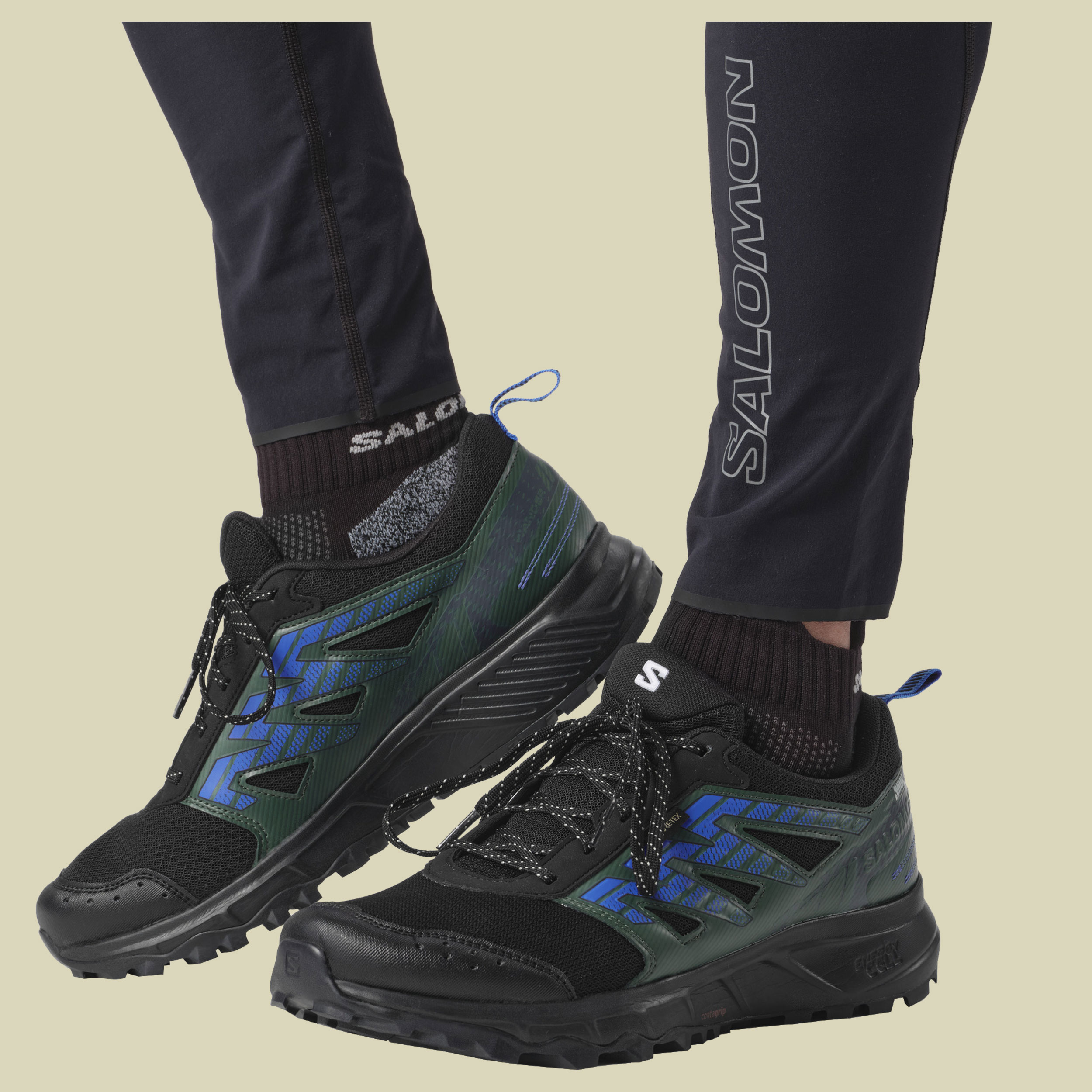 Wander GTX Men mehrfarbig UK 9,5 - Farbe black_darkest spruce_ibiza blue