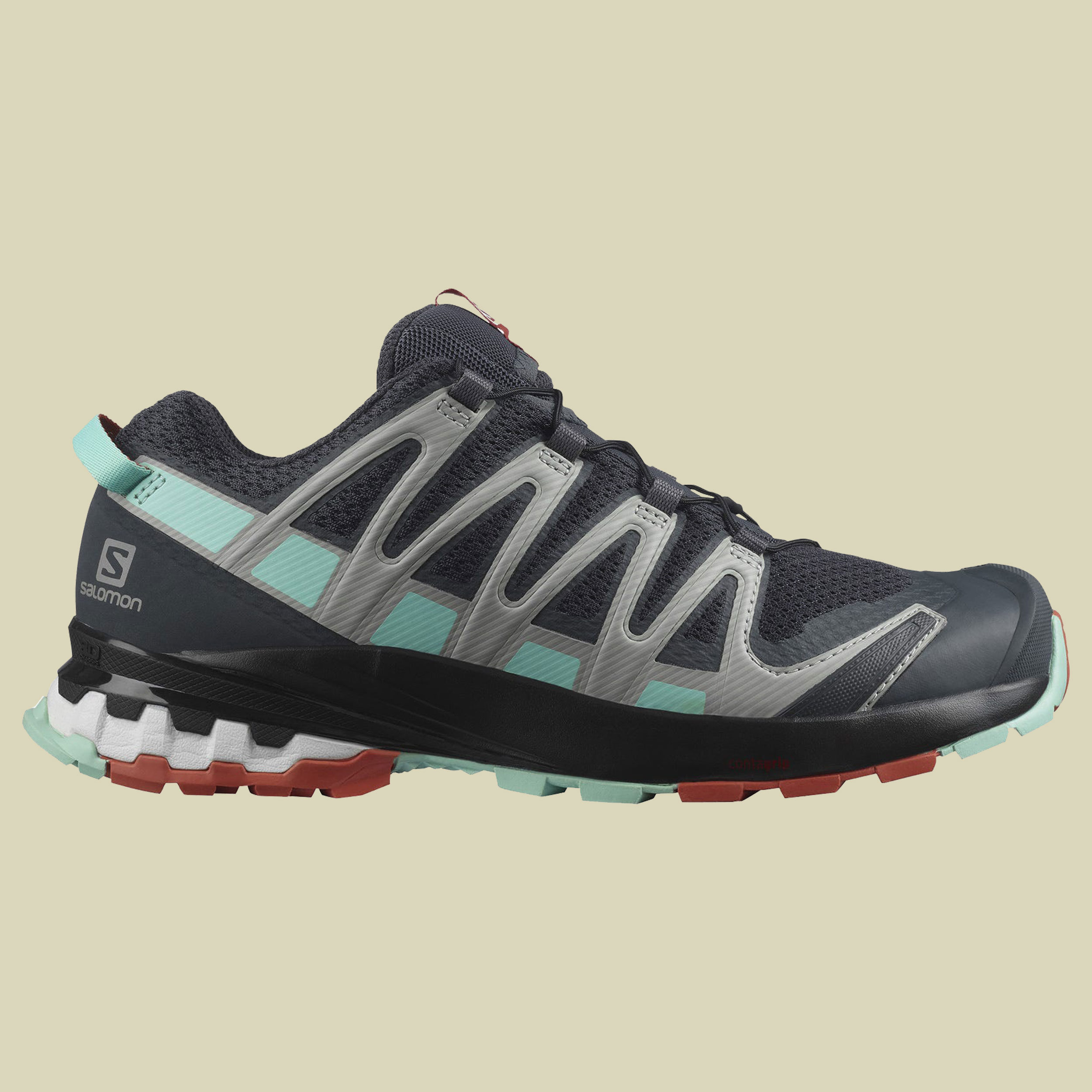 XA Pro 3D V8 Women Größe UK 6,5 Farbe ebony/yucca/mecca orange