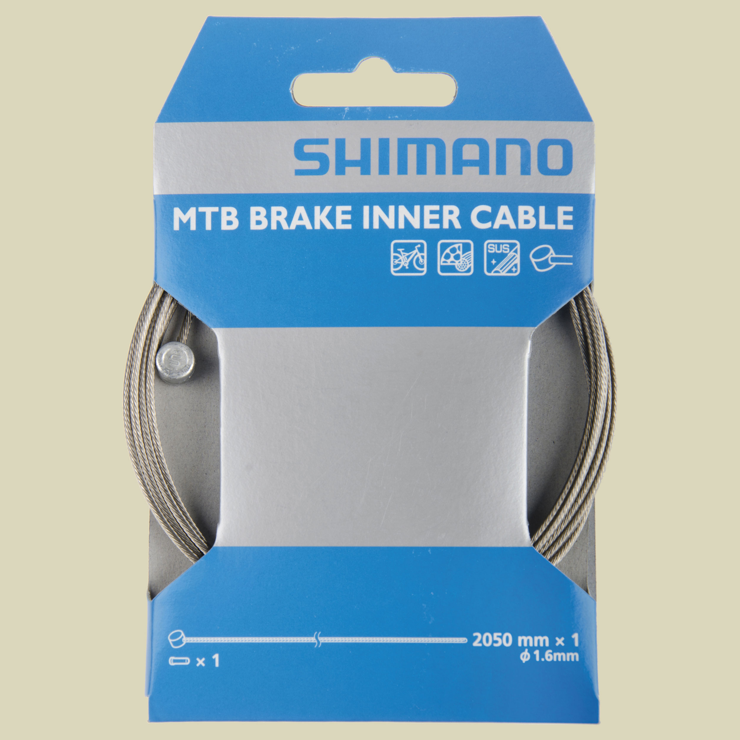 Bremszug MTB Edelstahl 2050 mm
