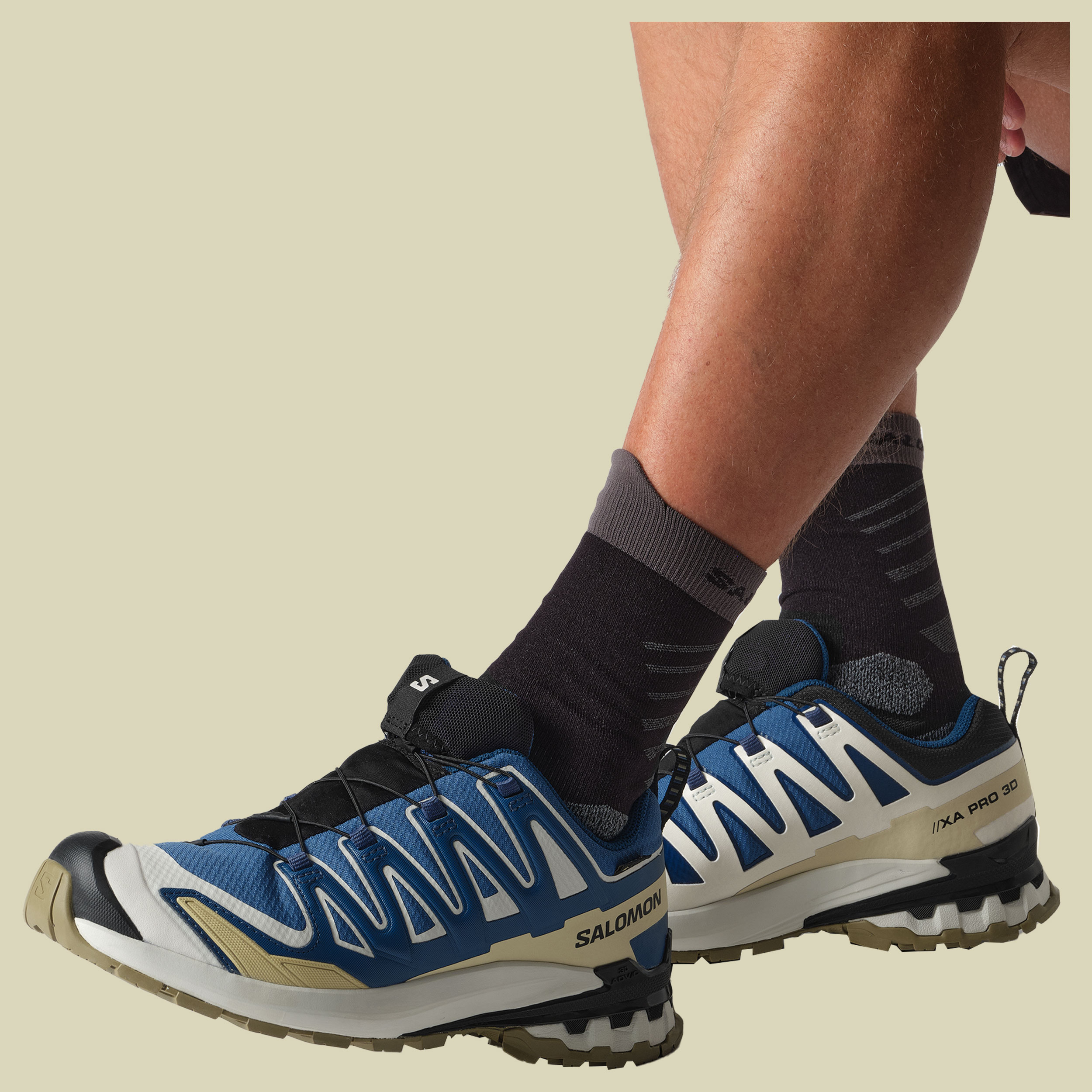 XA PRO 3D V9 GTX Men mehrfarbig 3 UK 10 - Farbe dark blue/icicle/aloe