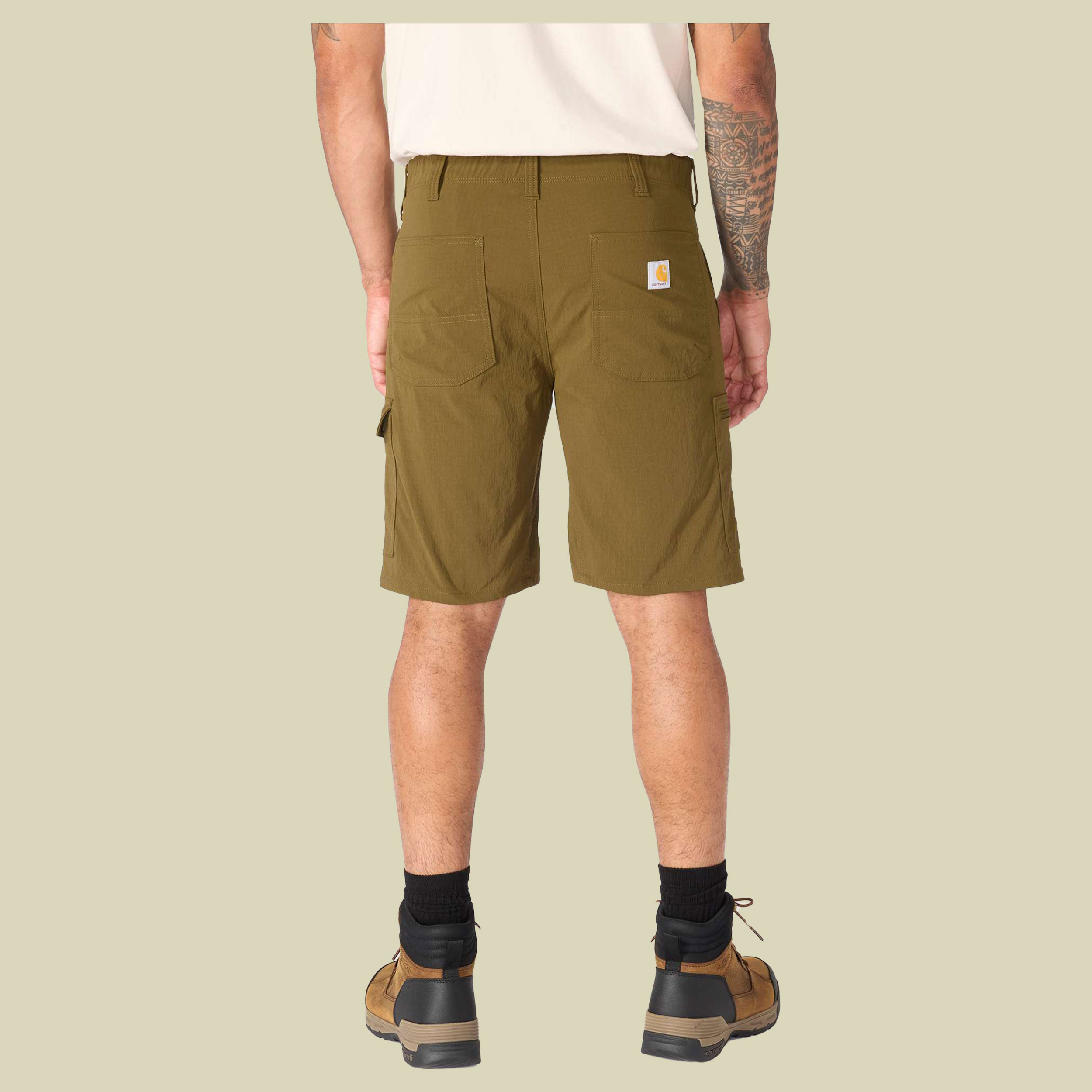 Relaxed Carhartt Force Ripstop Cargo Short Men W33 braun - Farbe burnished logs