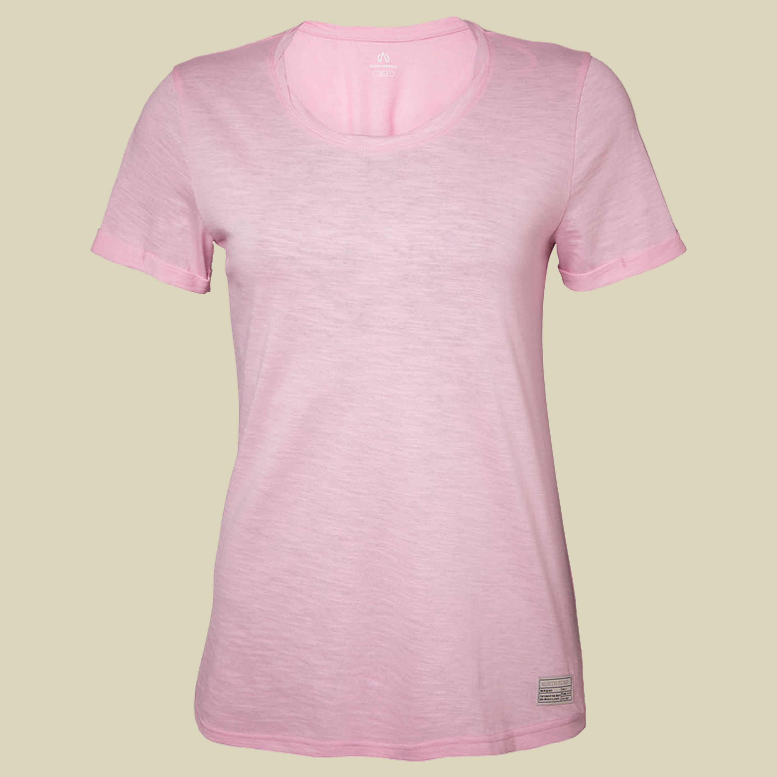 Slub Tee T-Shirt Damen Größe S Farbe rose 4001