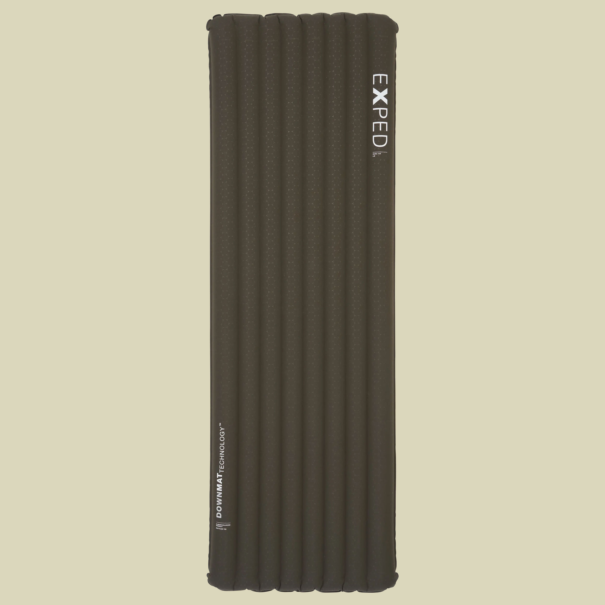 Dura 10R MW 183 x 65 cm grau - Farbe moraine