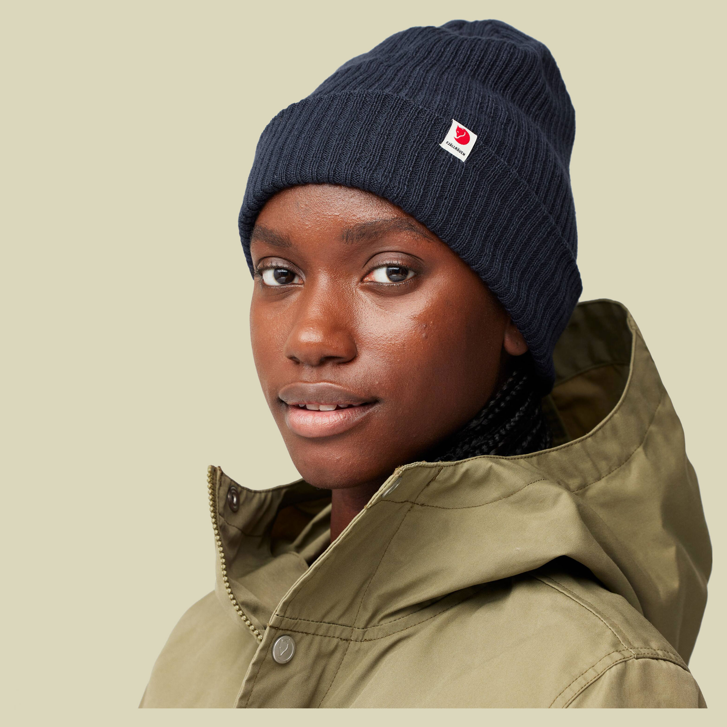 Fjällräven Rib Hat One Size blau - dark navy