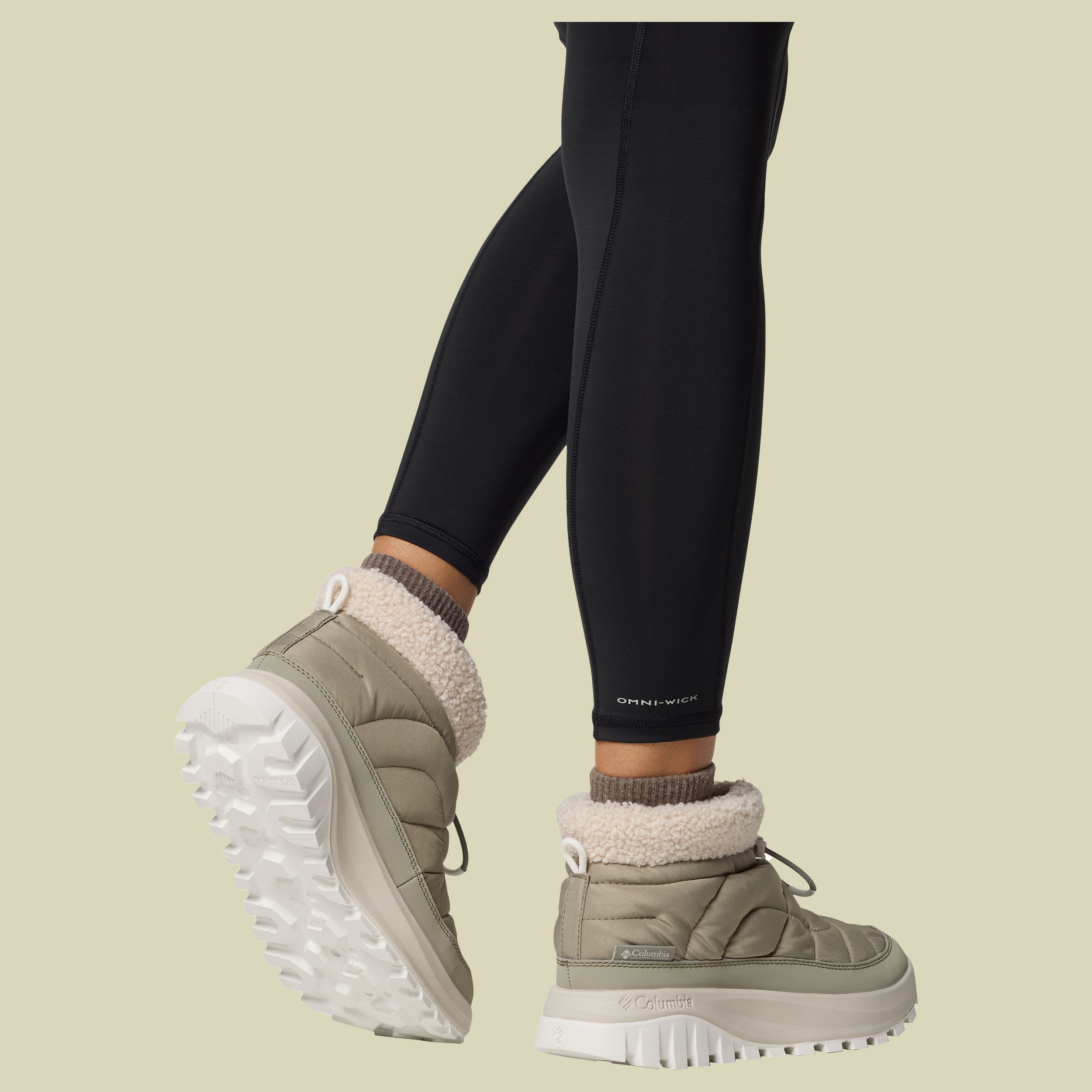 Snowtrot Shorty Women UK 8 grün - Farbe grey green, dark stone