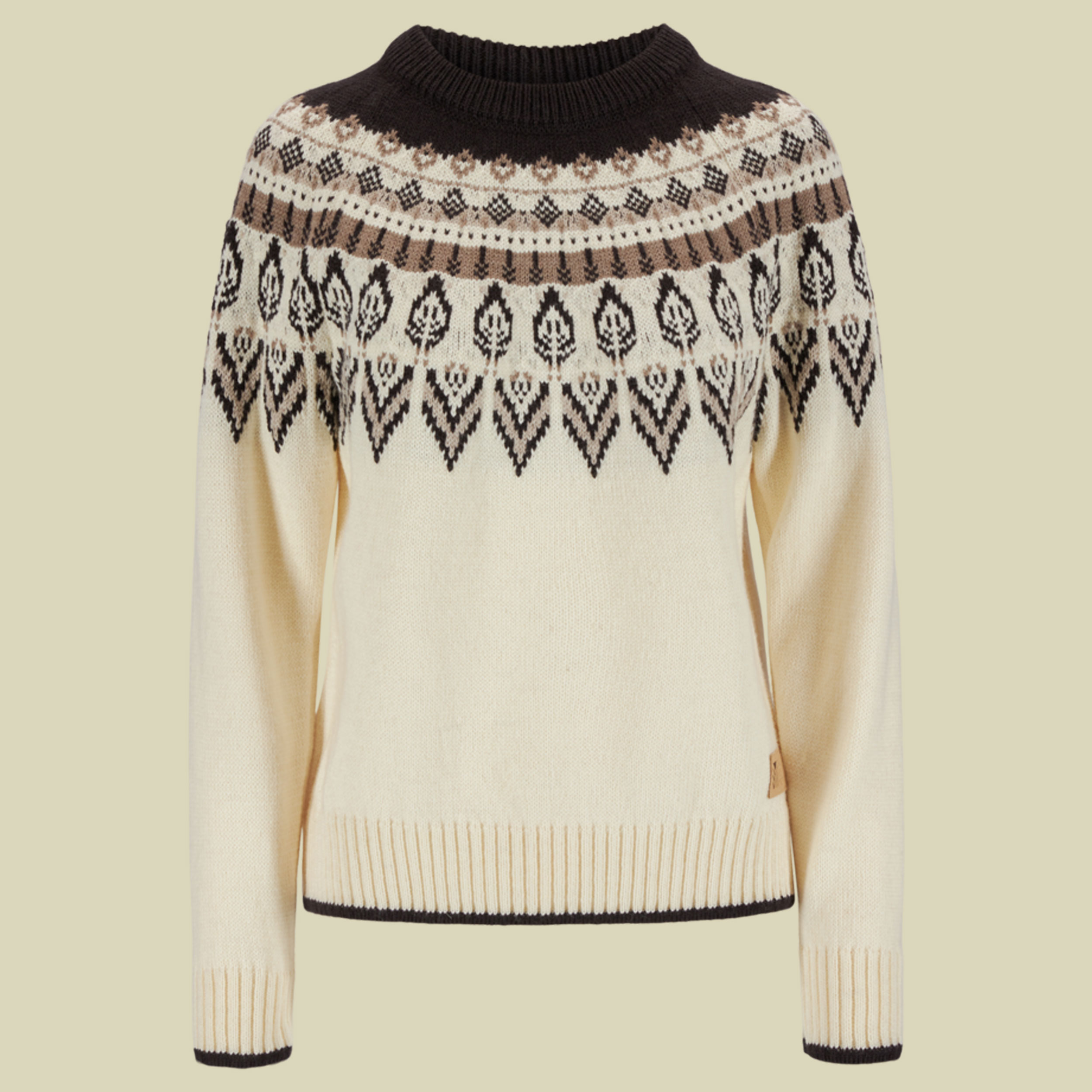 Sula Sweater Women XL natur - Farbe offwhite-coffee-mountainstone
