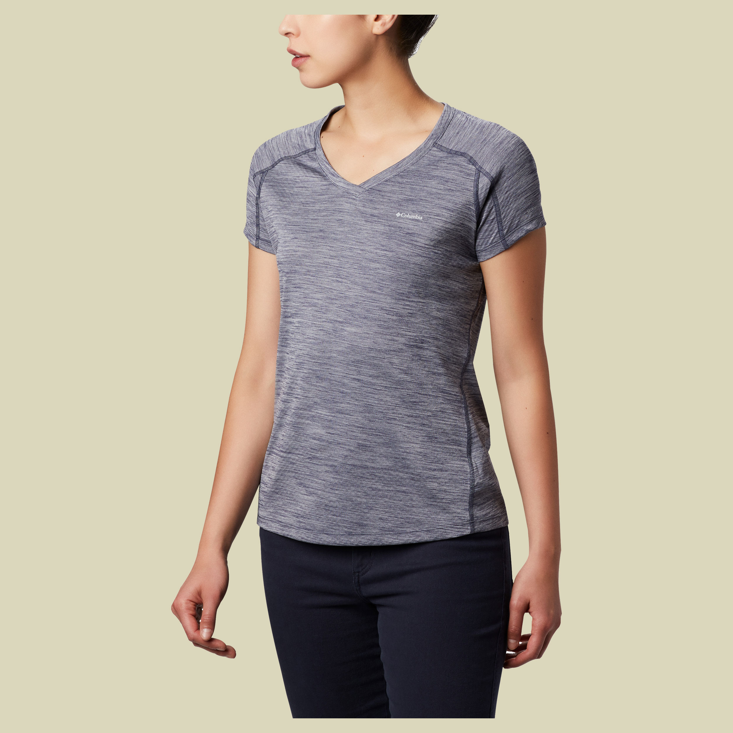Zero Rules Short Sleeve Shirt Women Größe L Farbe nocturnal heather