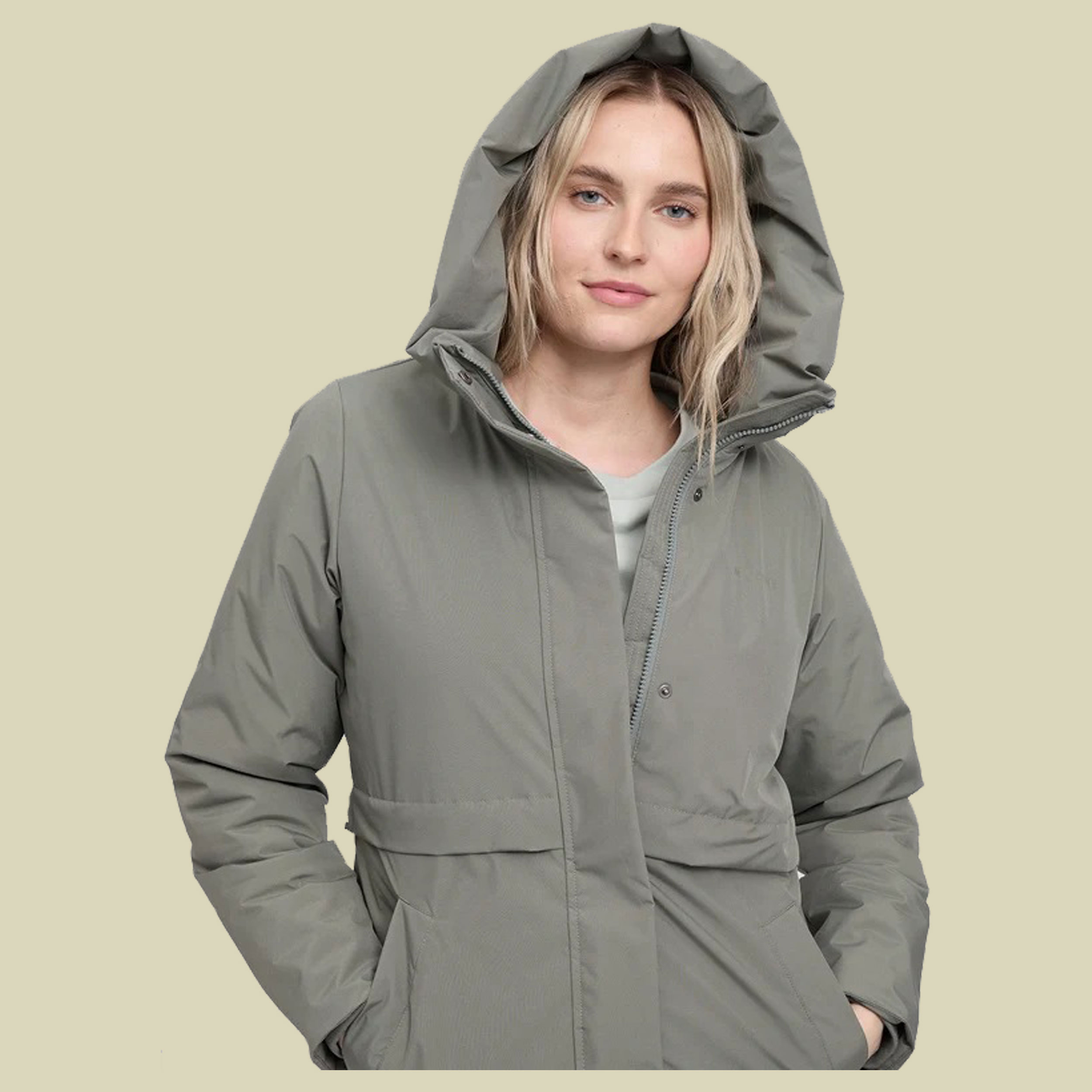 Basic Padded Parka Women XS grün - light bottle