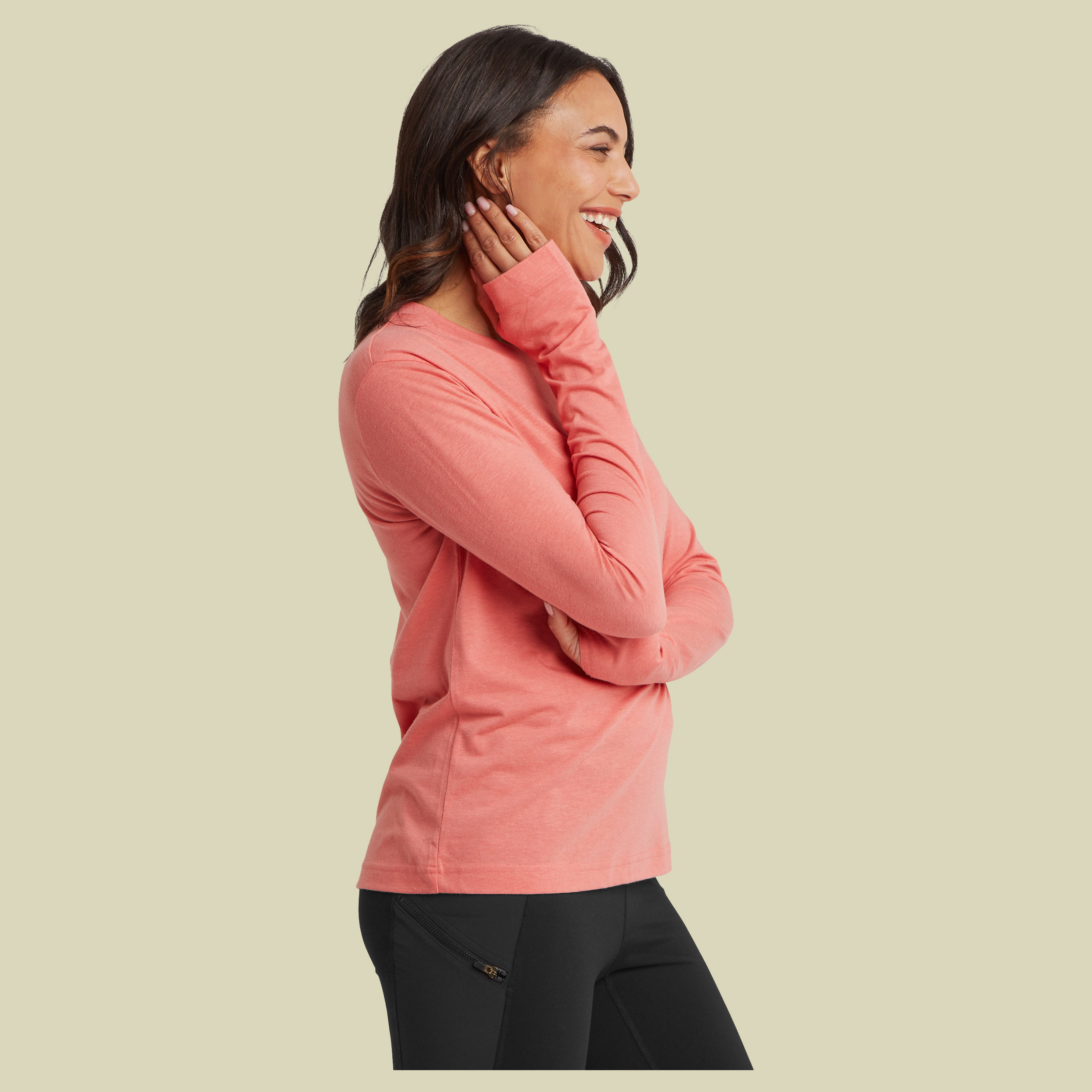 Bali LS Tee Women XS rosa - Farbe rose gold 