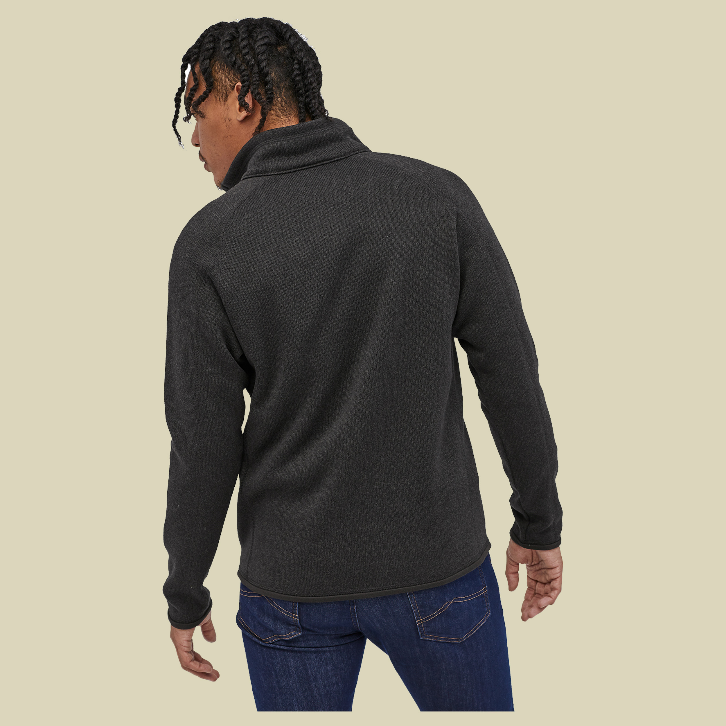 Better Sweater Jacket Men black XXL