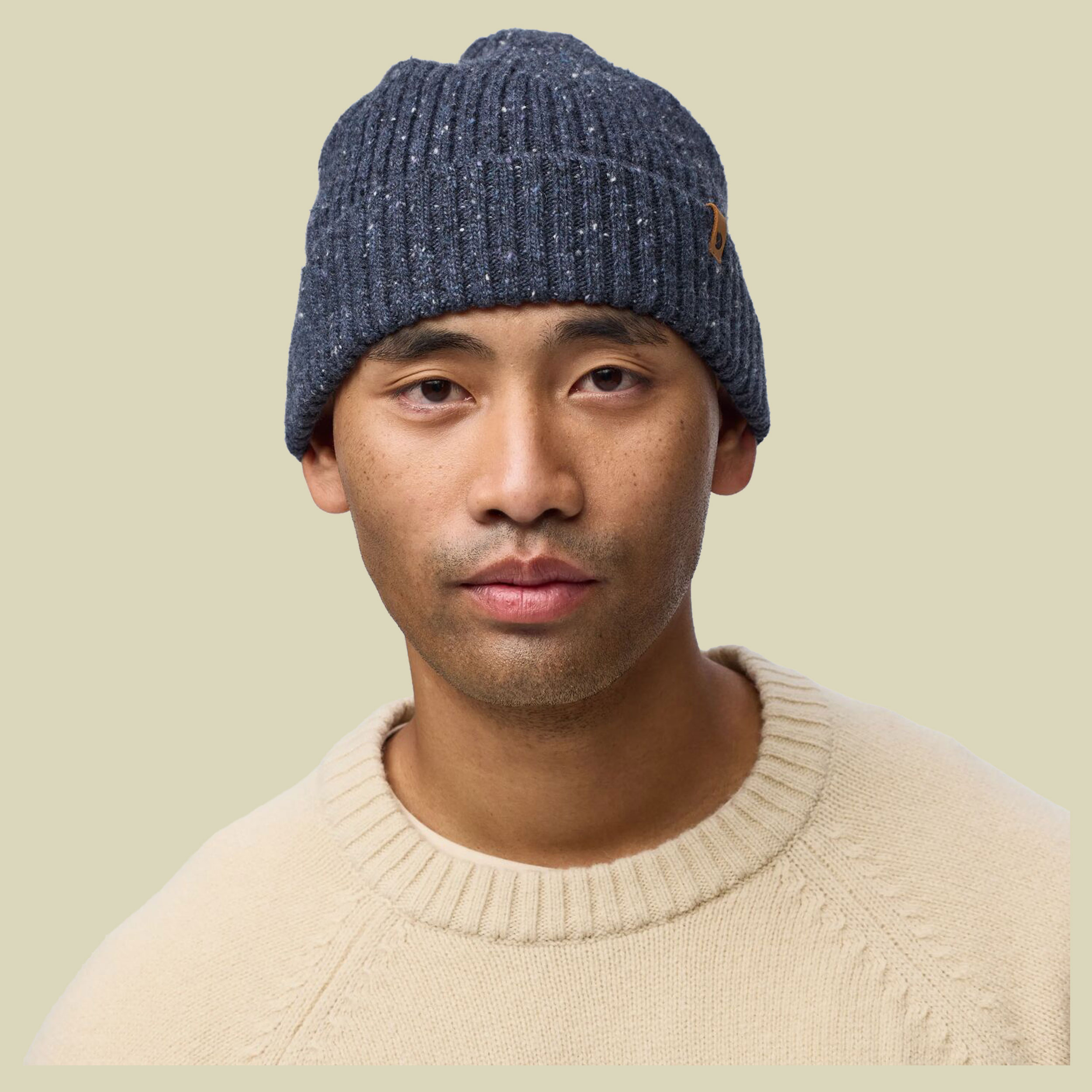 Övik Neps Beanie one size blau - dark navy