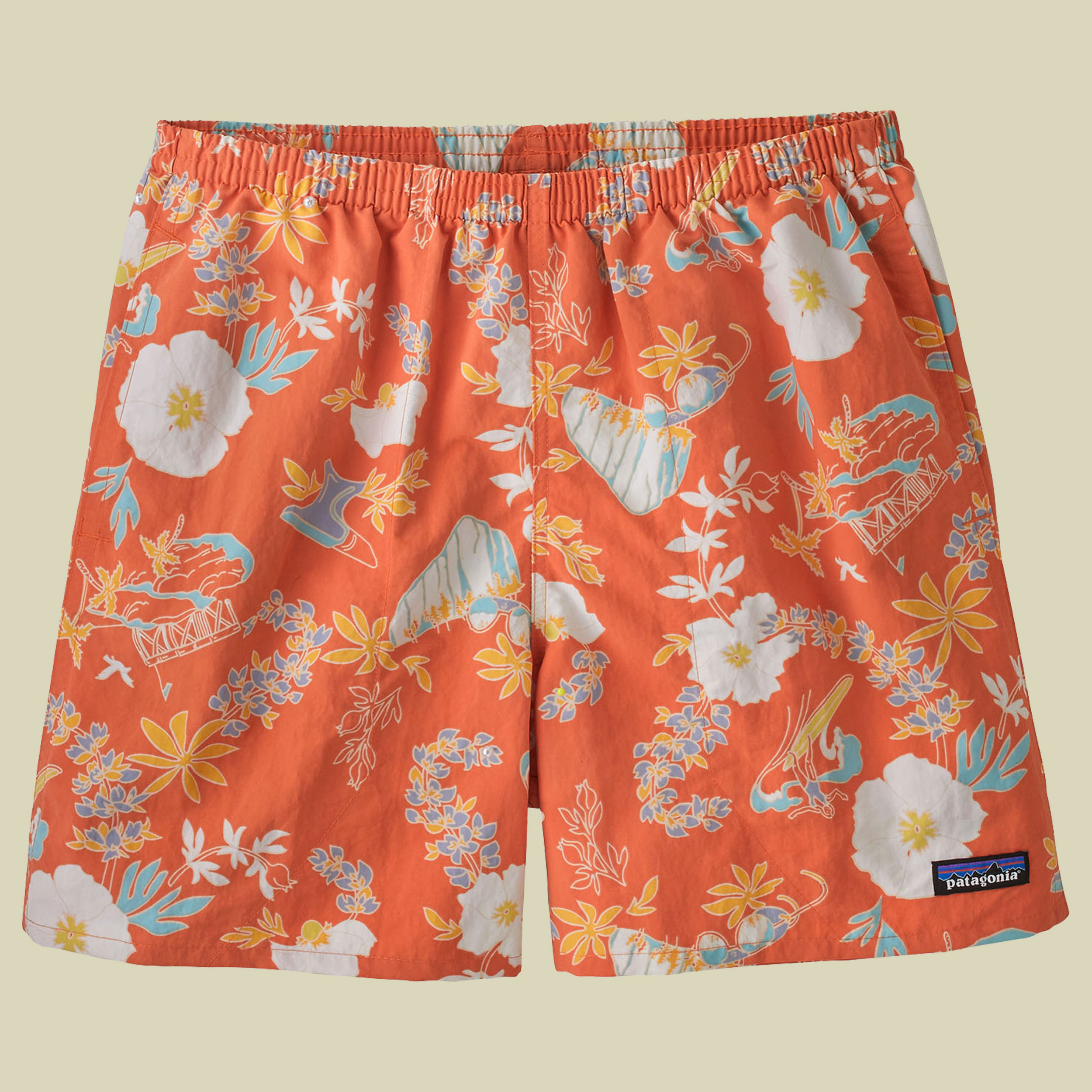 Baggies Shorts - 5 in. Men Größe S Farbe Climb Hike Surf: tigerlily orange