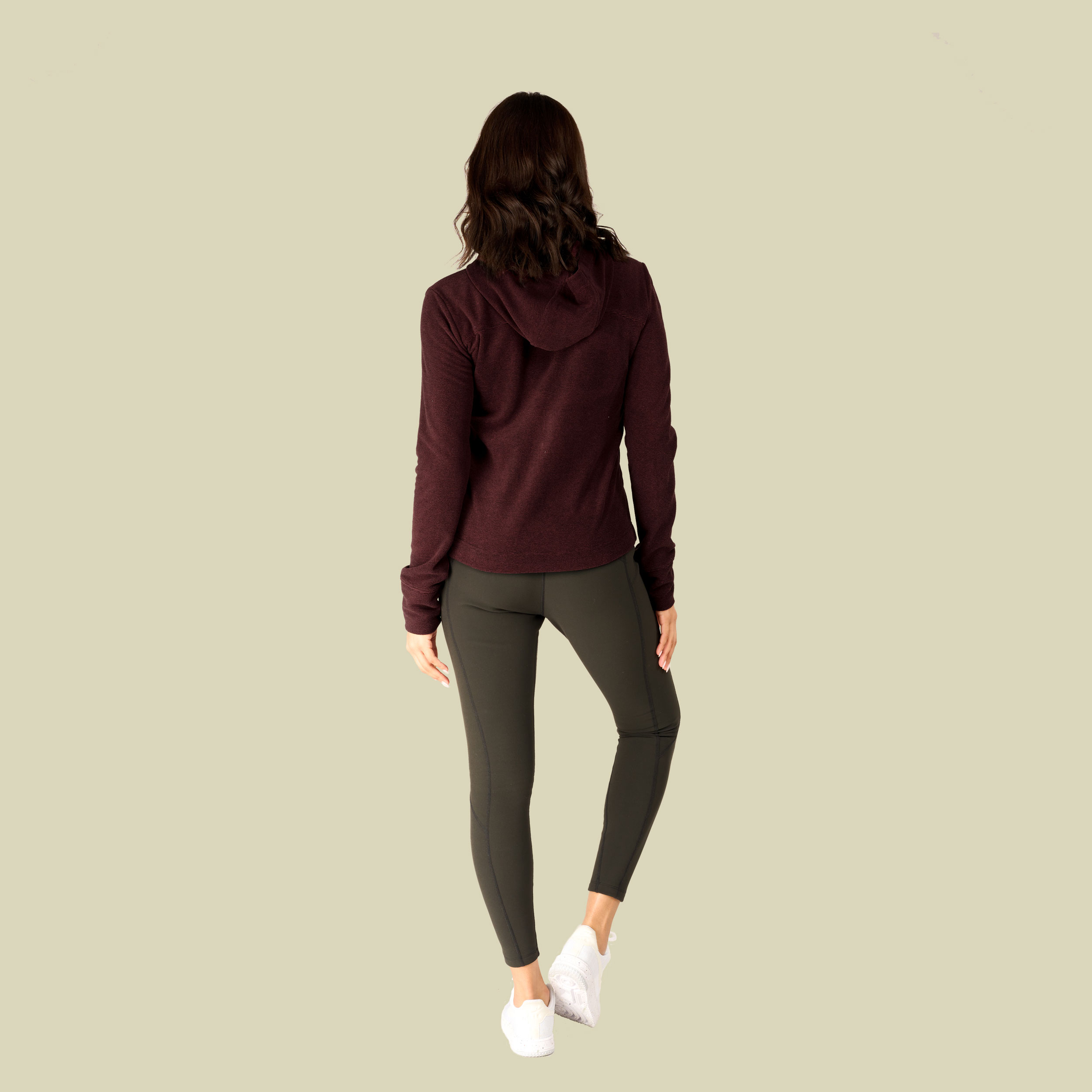 Rolpa Full Zip Hoodie Women Größe M  Farbe beet red