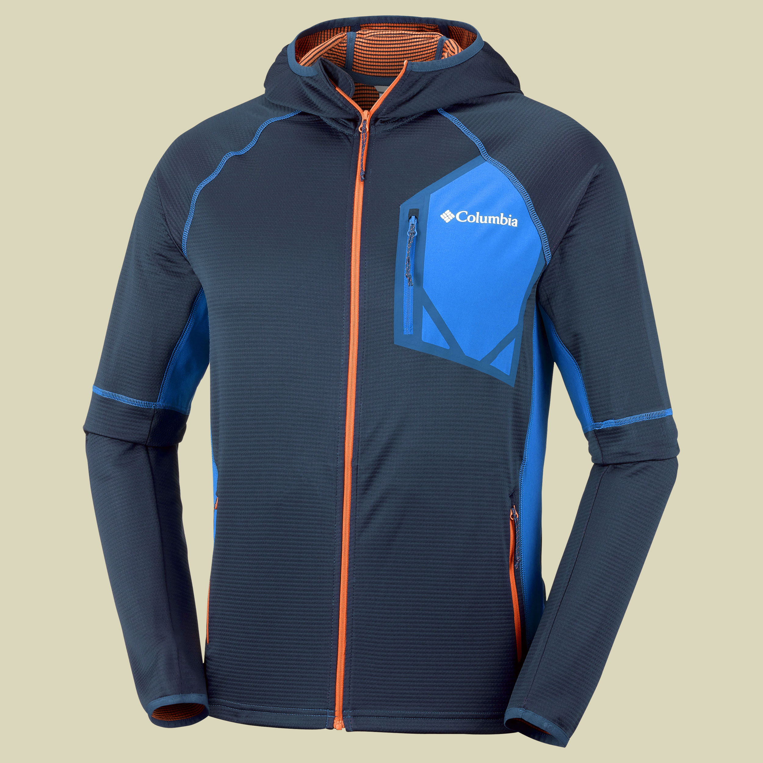 Triple Canyon Hooded Fleece Men Größe S Farbe collegiate navy