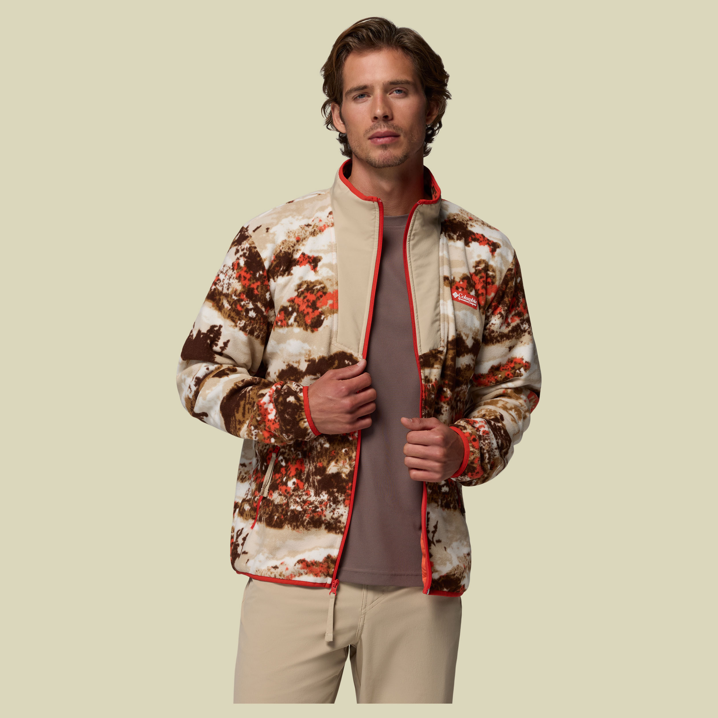Sequoia Grove Printed Full Zip Men S mehrfarbig rot - zing,fieldaze