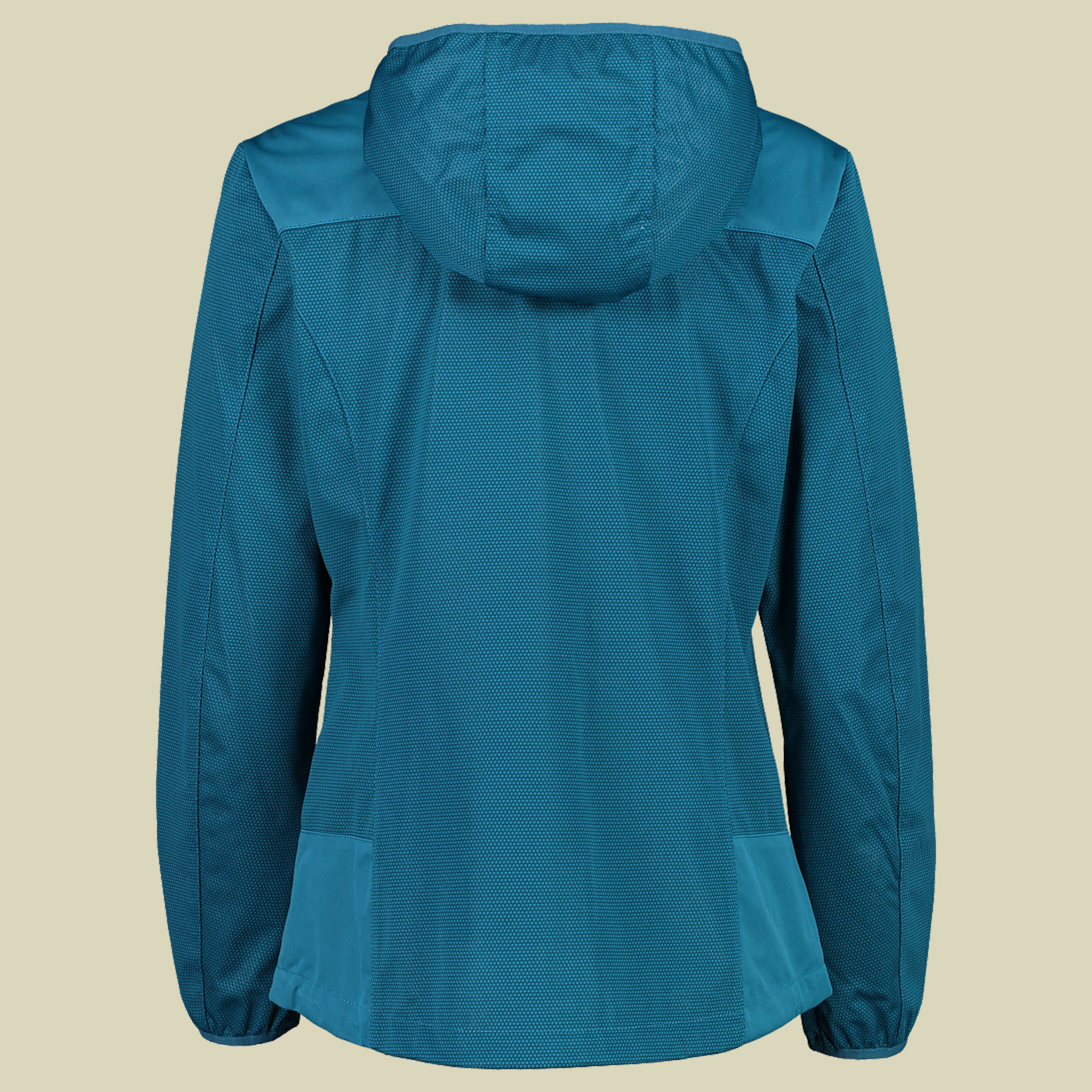 Woman Jacket Fix Hood Softshell Jacquard 31A8406 Größe 42 Farbe E982 bottle